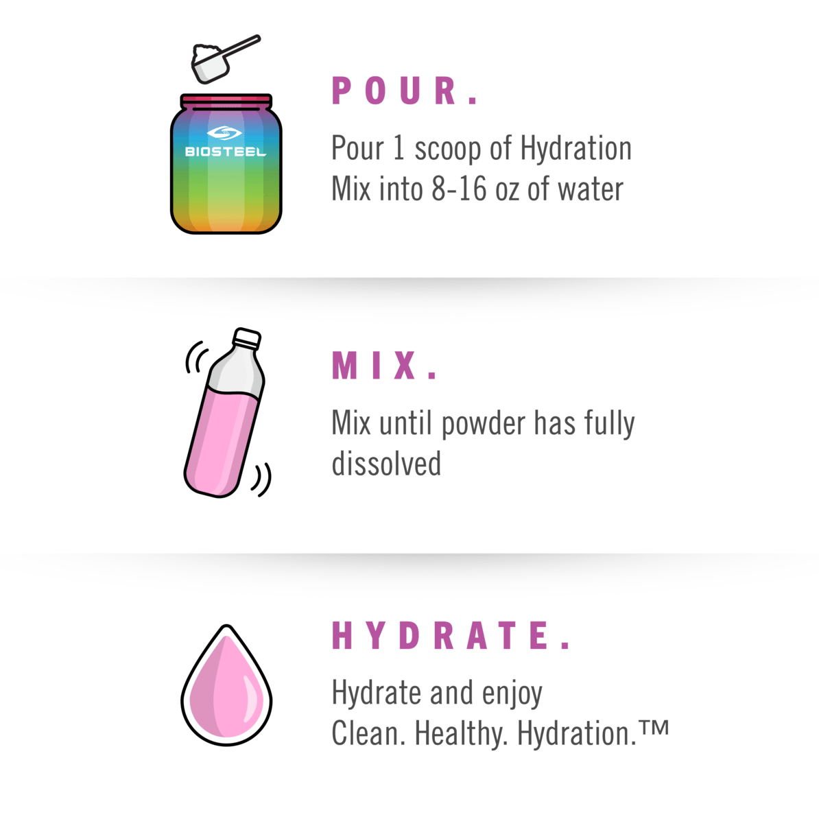 MÉLANGE HYDRATANT / Rainbow Twist - 100 portions
