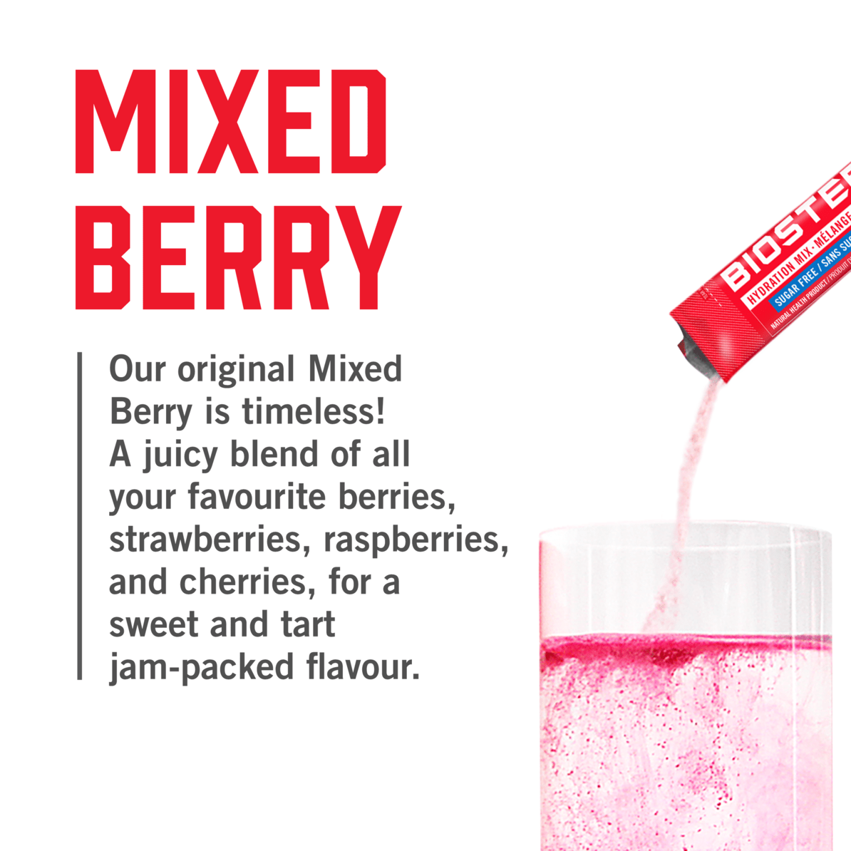 HYDRATION MIX / Mixed Berry - 12 Packets