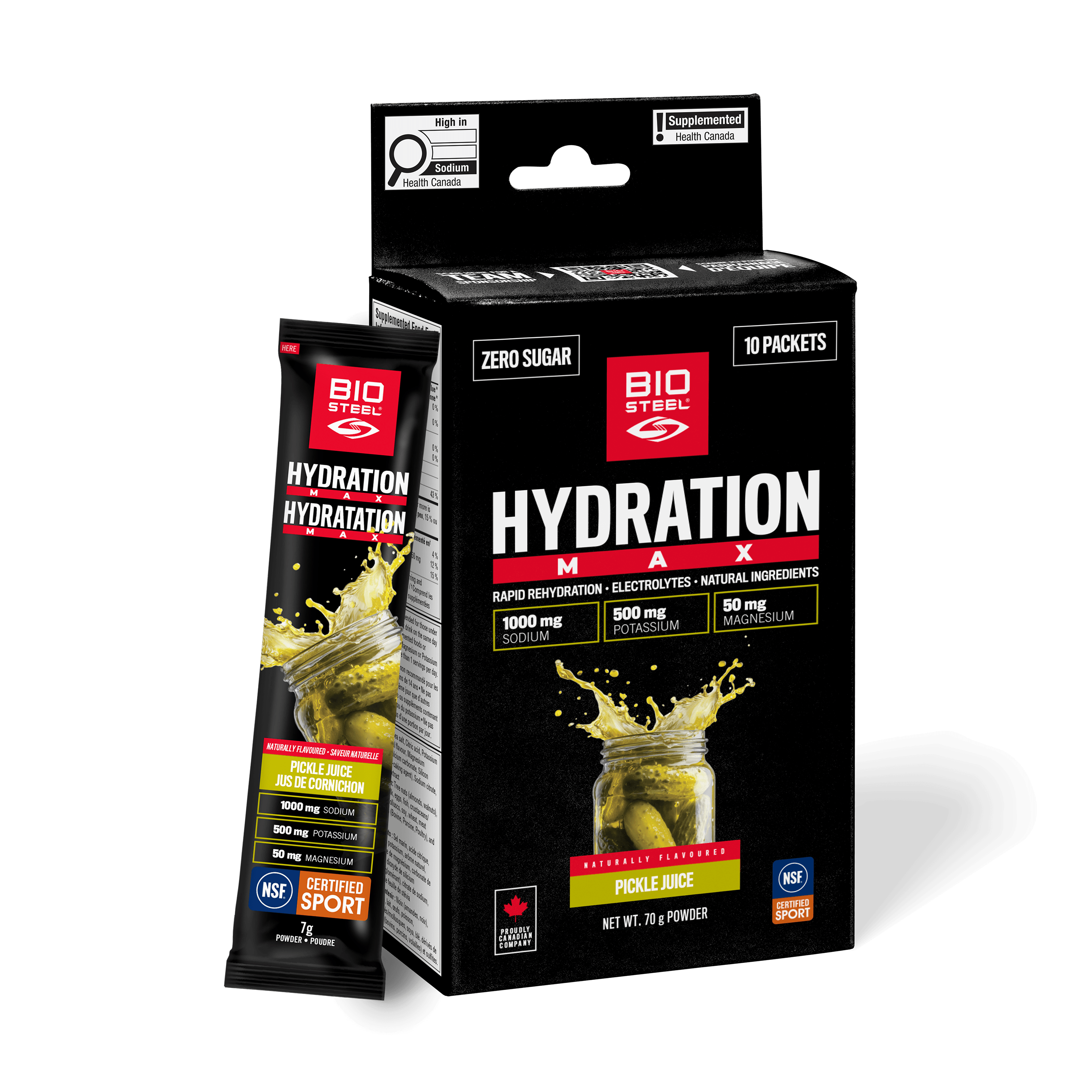 Hydration MAX / Pickle Juice - 10 Packets