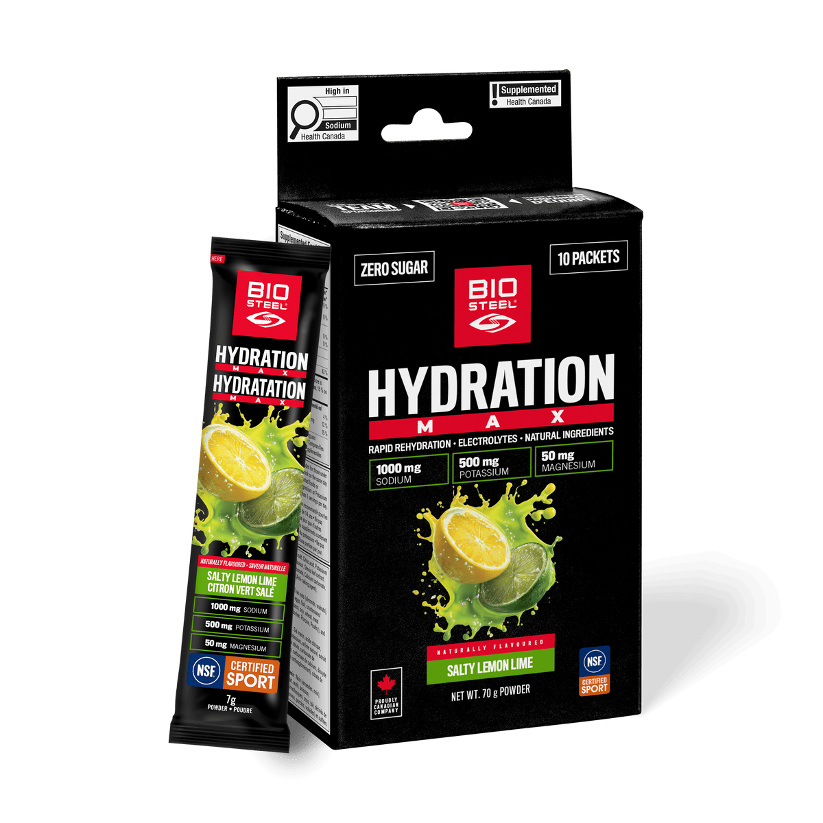 Hydration MAX / Salty Lemon Lime - 10 Packets