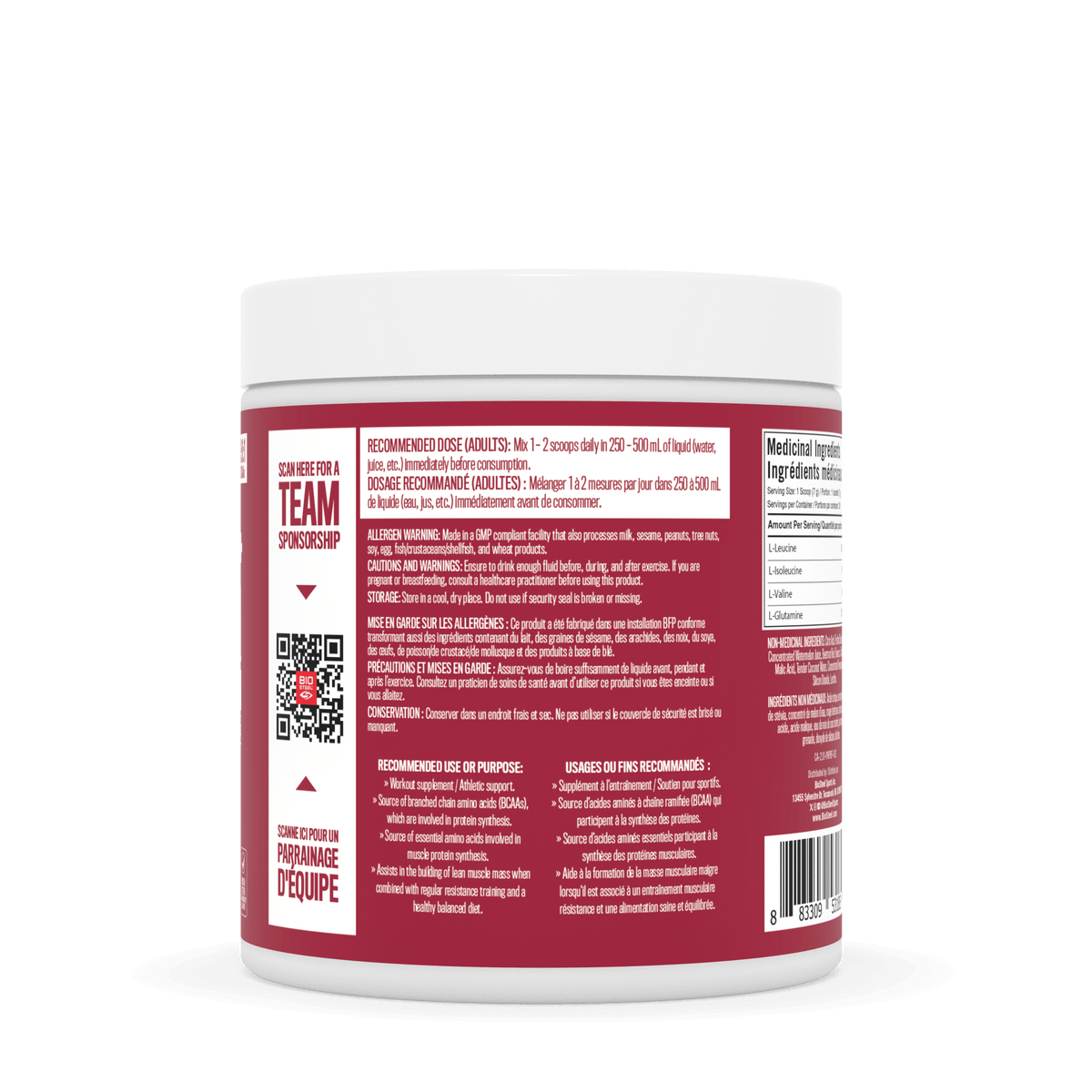 Fusion BCAA+ / Baies Plant Amino Power