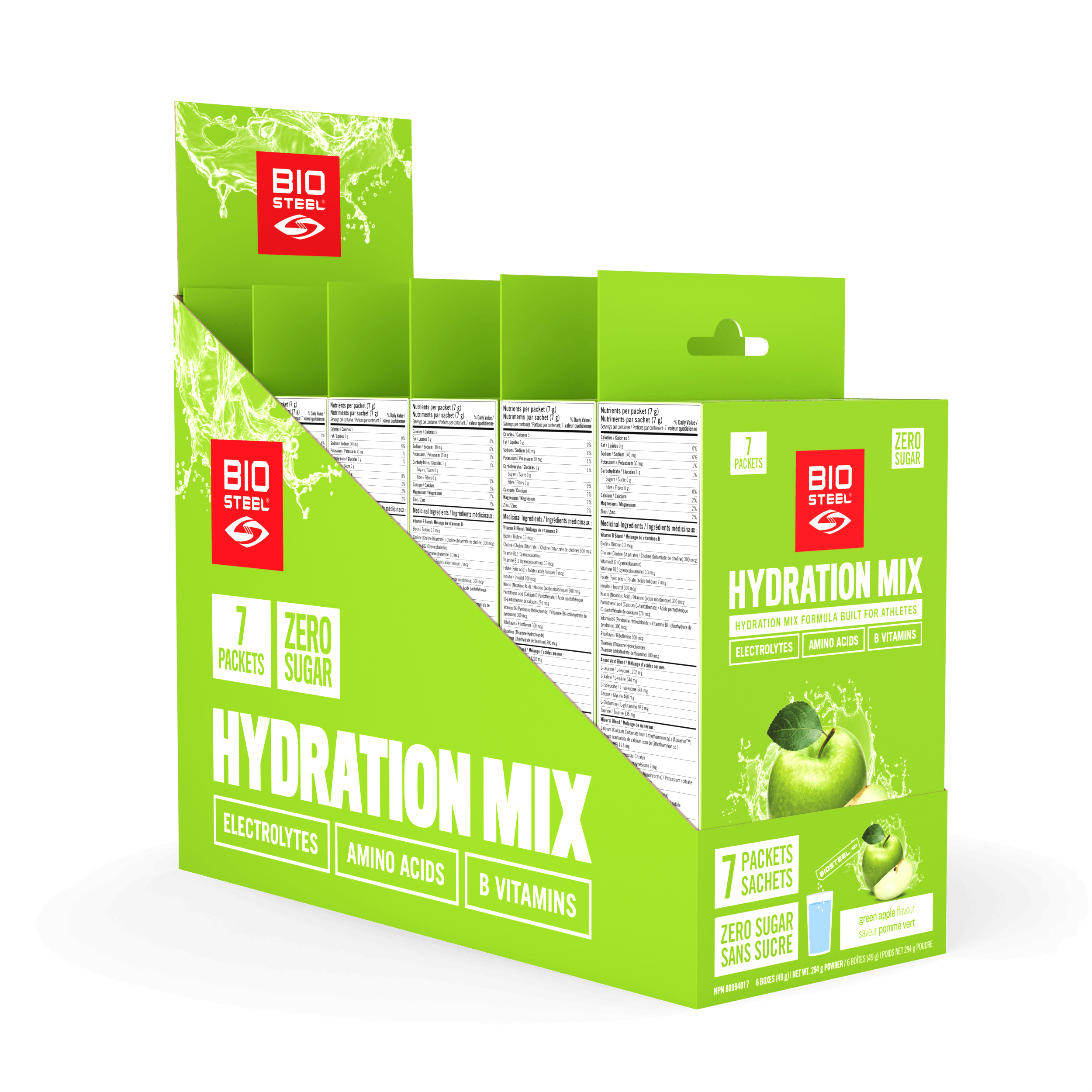 MÉLANGE HYDRATANT / Pomme verte - 7 sachets