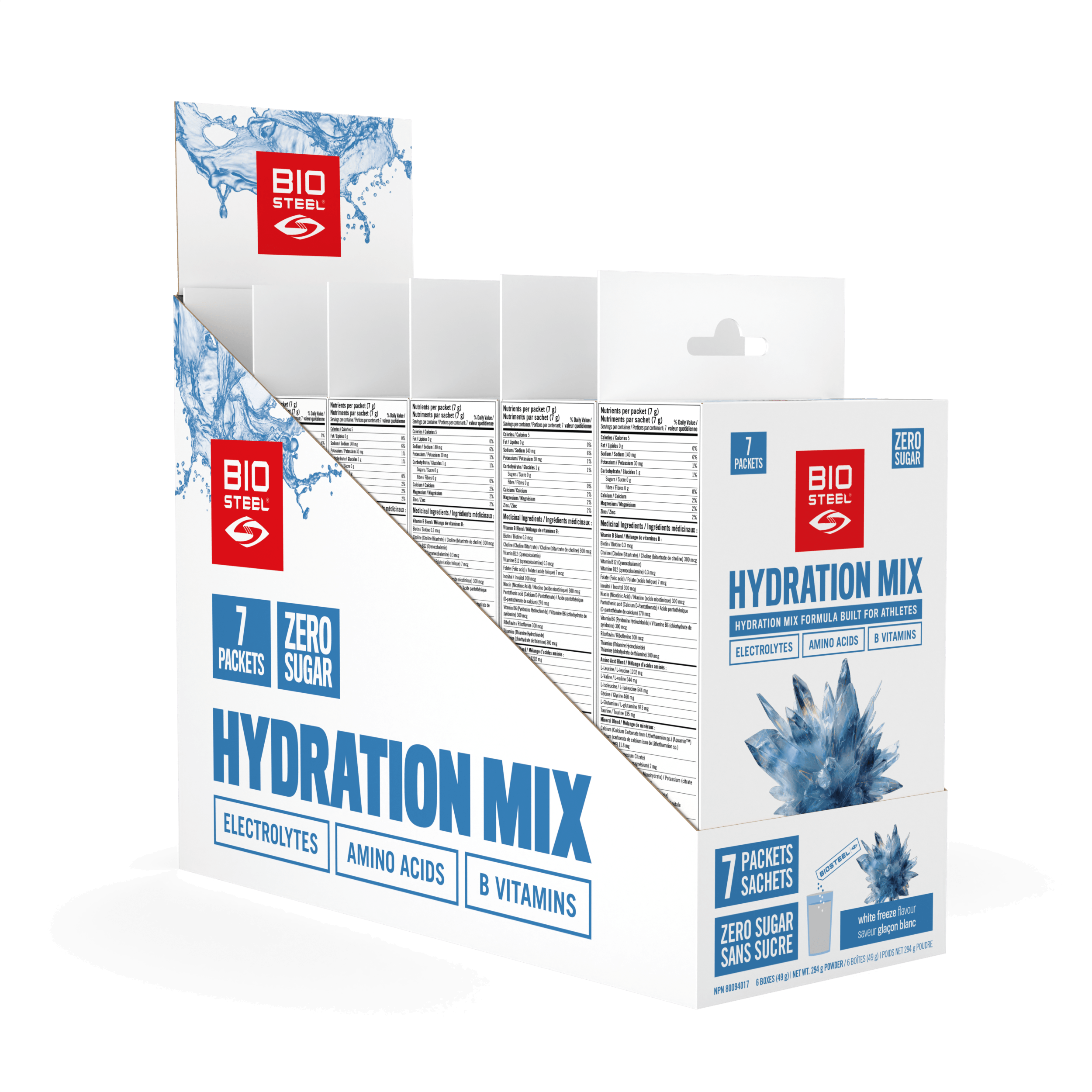 HYDRATION MIX / White Freeze - 42 Packets
