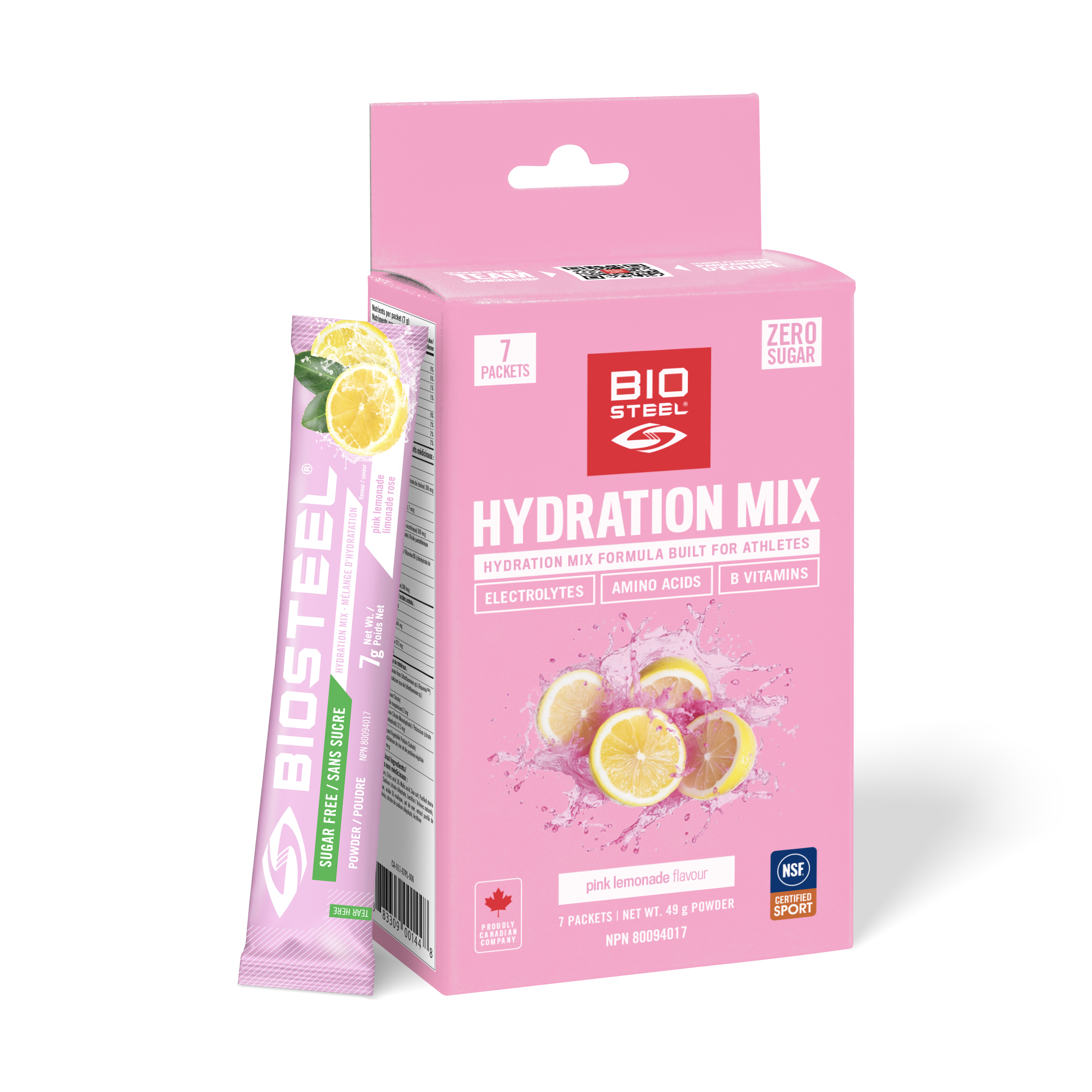 MÉLANGE HYDRATANT / Limonade rose - 7 sachets