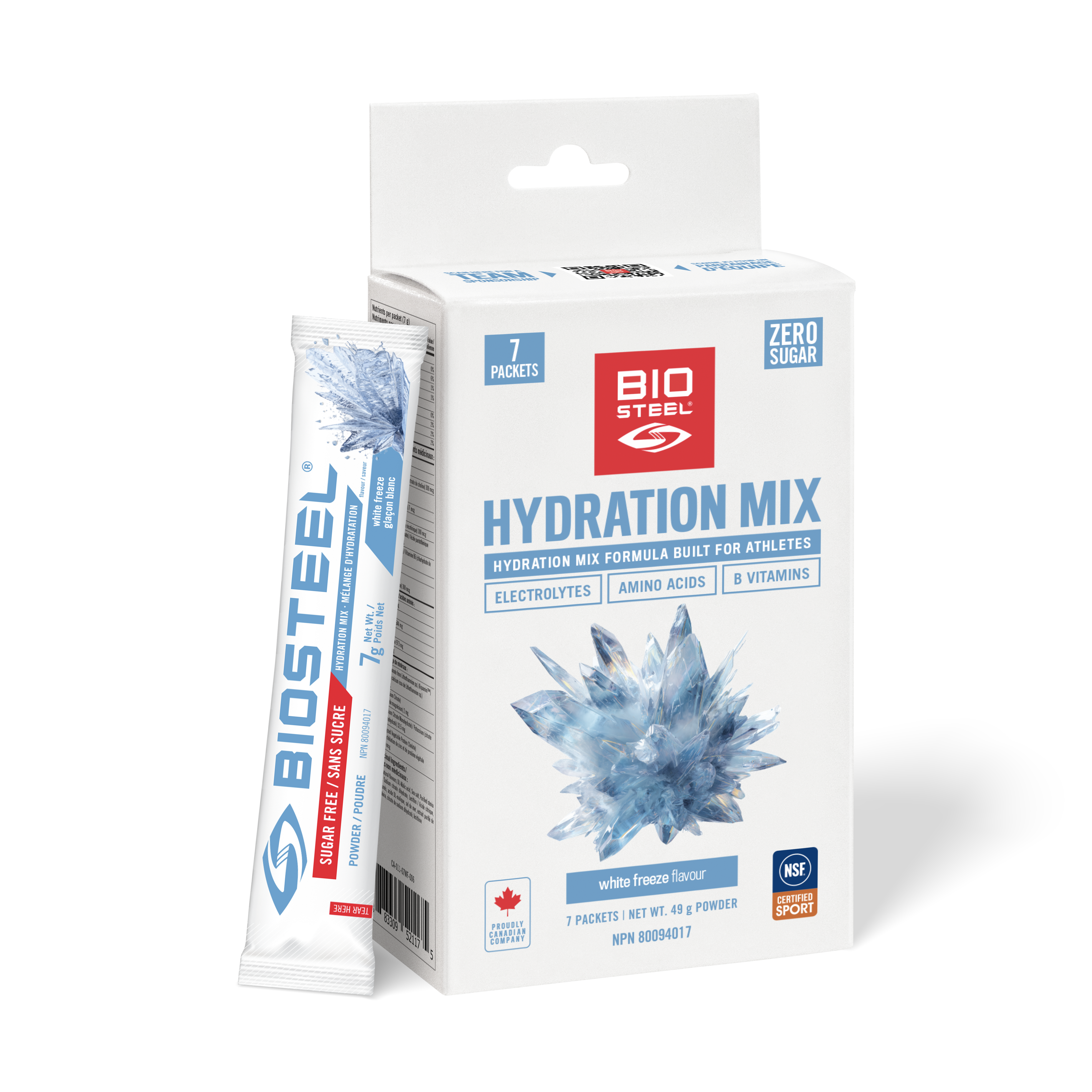 BIOJUVE サポートコンプレックス HYDRATION MIX / White Freeze - 7 Packets – BioSteel