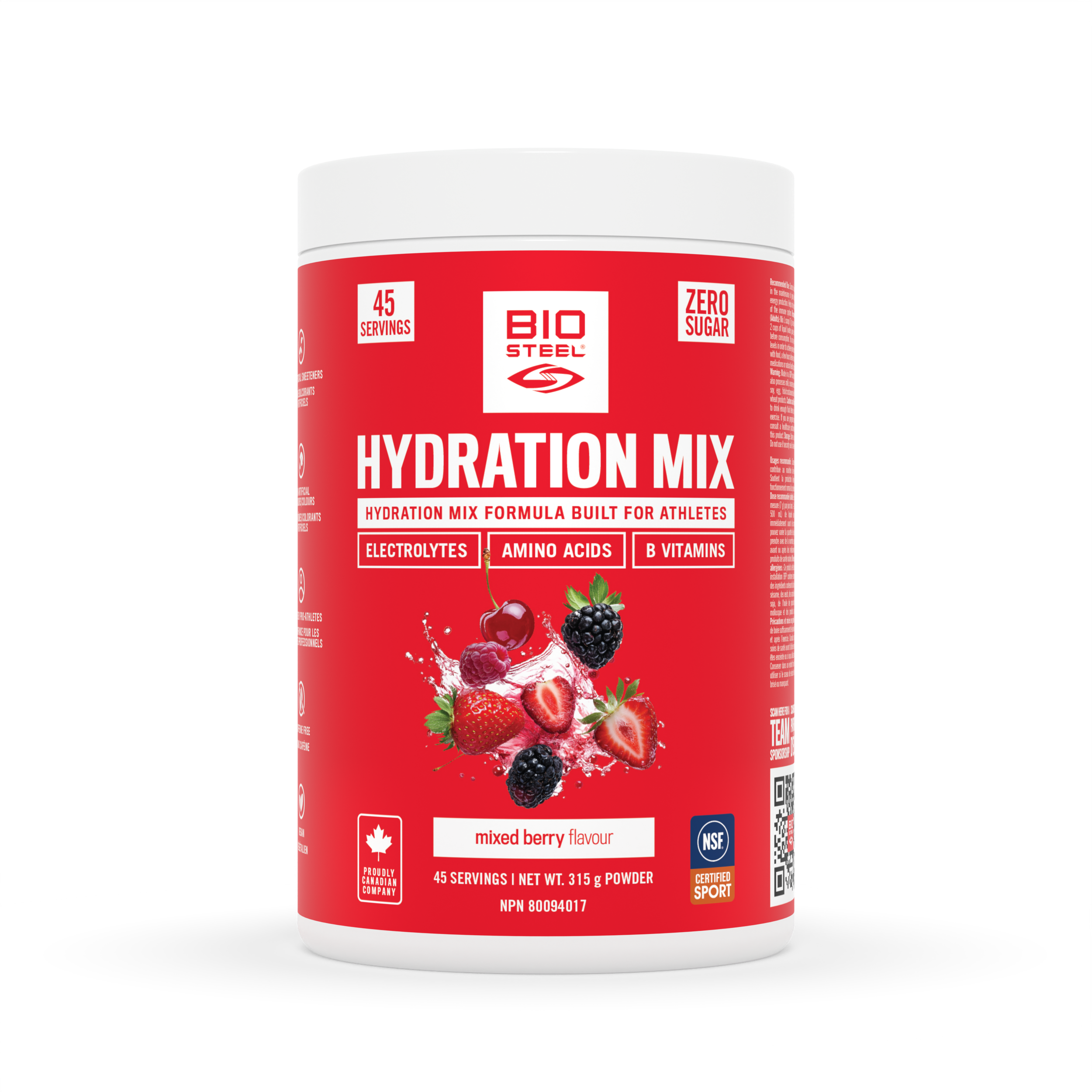 HYDRATION MIX / Mixed Berry - 45 Servings