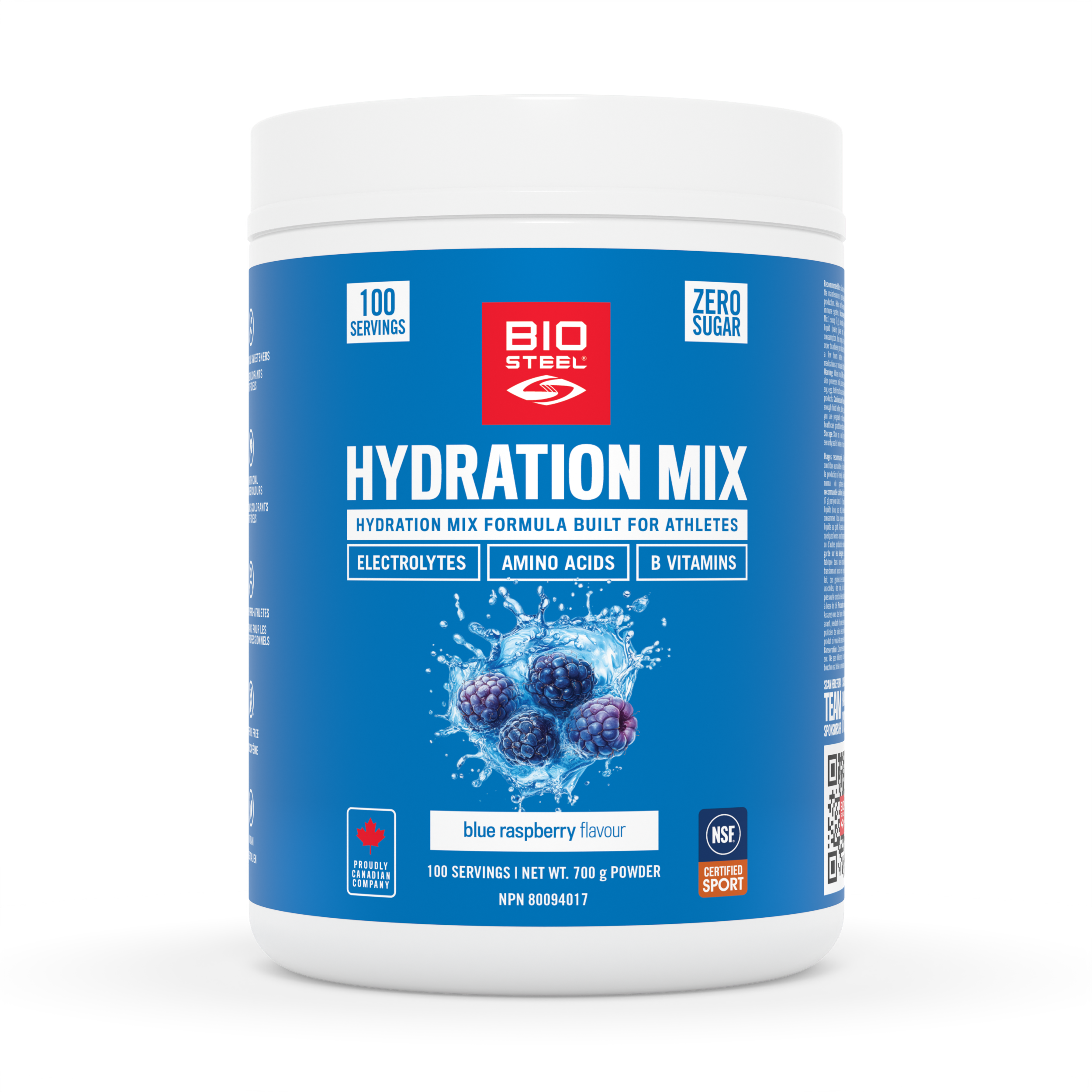 MÉLANGE HYDRATANT / Framboise Bleue - 100 Portions