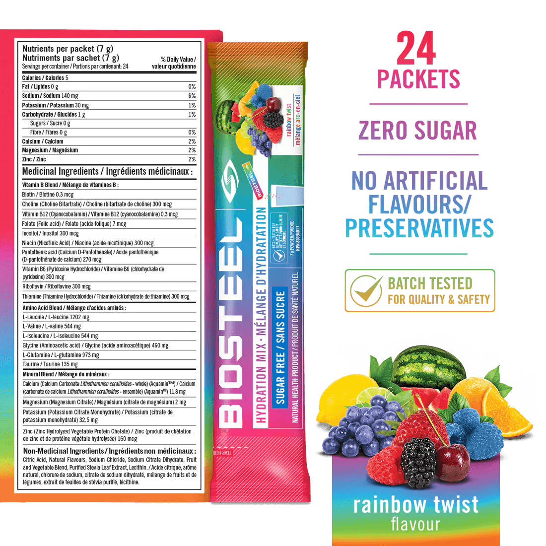 HYDRATION MIX / Rainbow Twist - 24 Packets