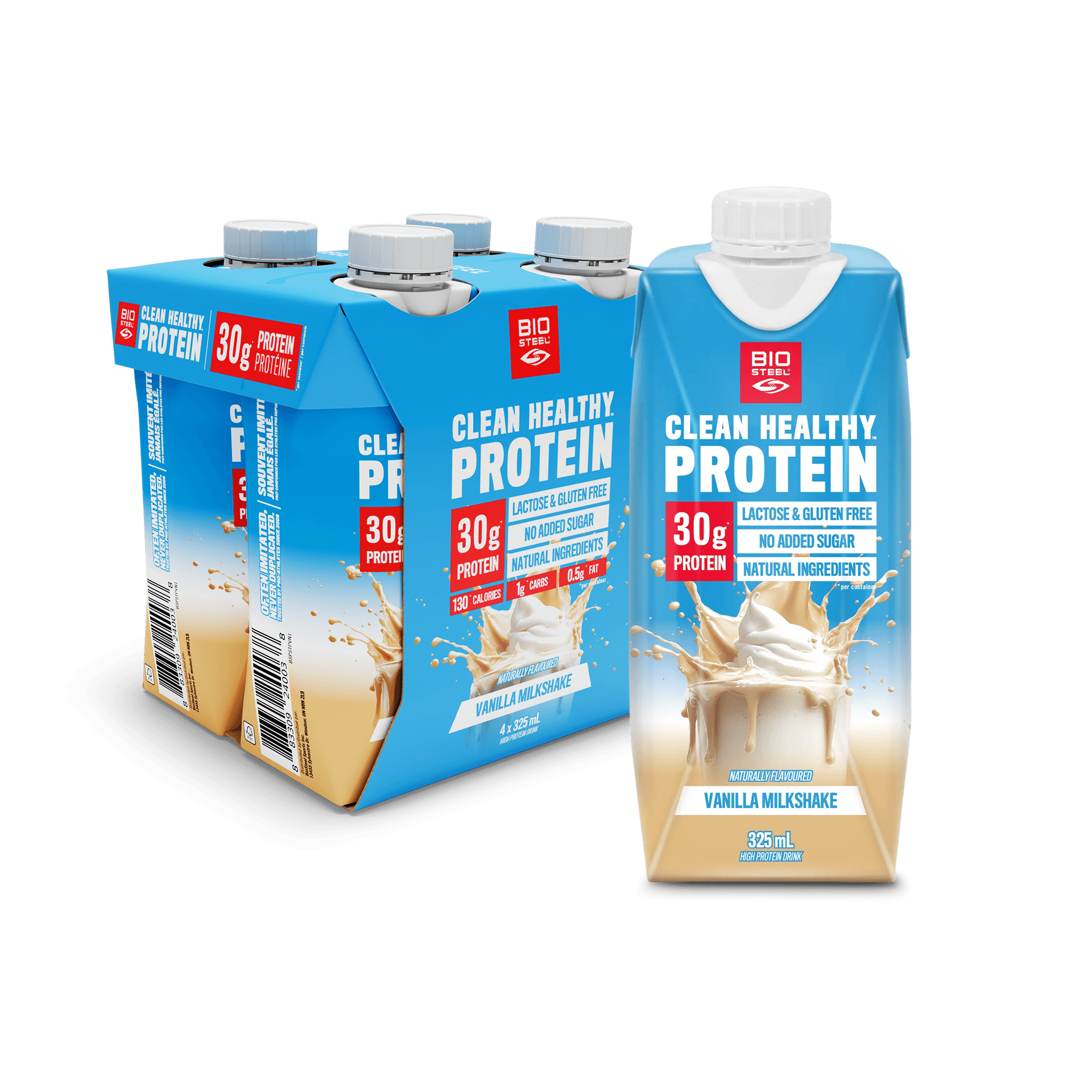 PROTEIN DRINK / Vanilla Milkshake - 4 Pack – BioSteel