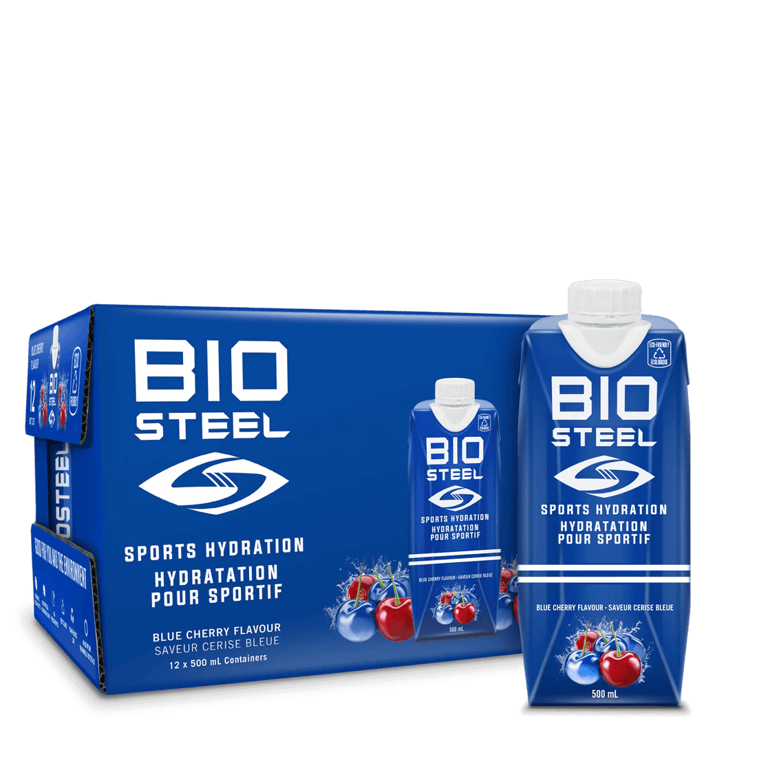 Boisson sportive / Cerise bleue - Paquet de 12