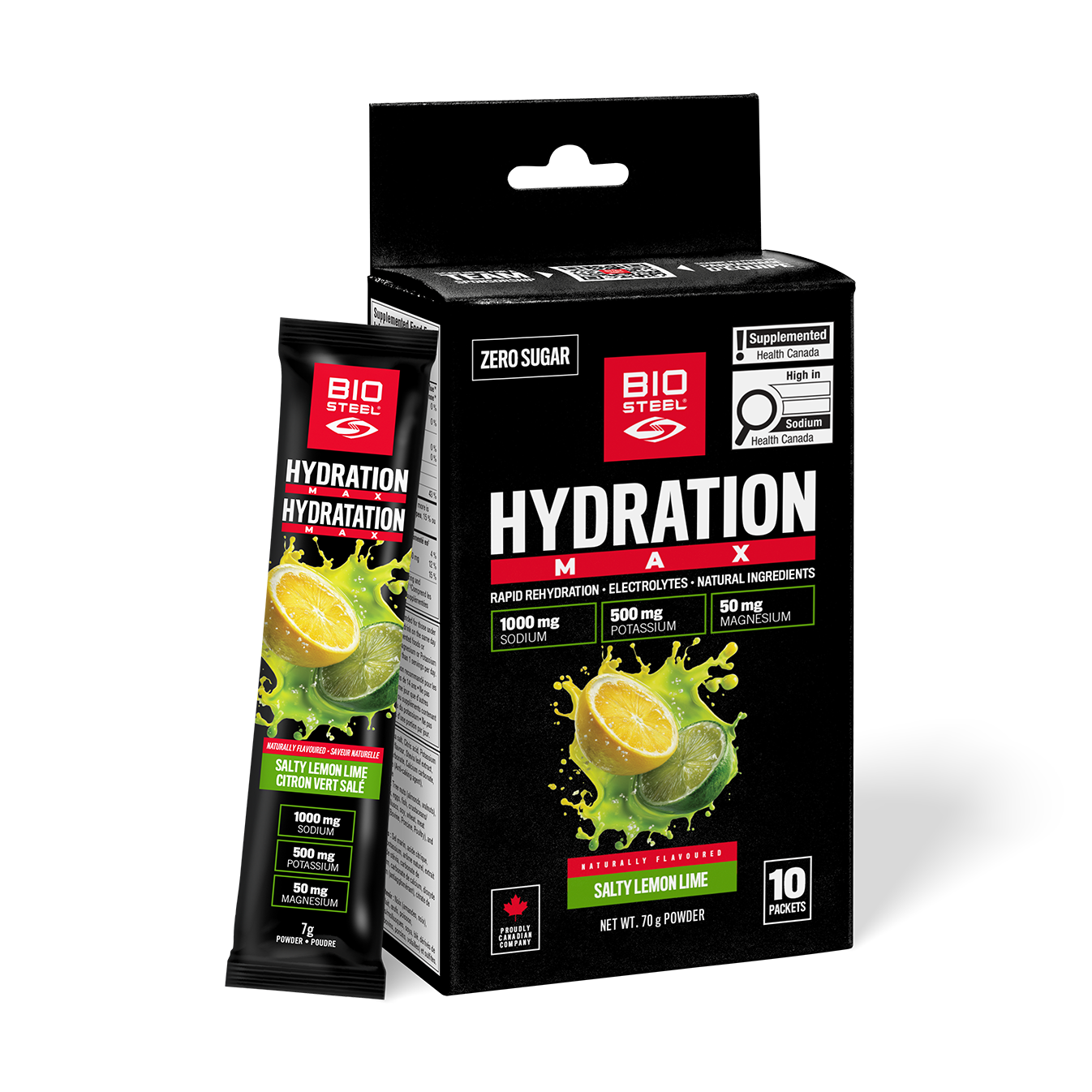 Hydration MAX / Salty Lemon Lime - 10 Packets