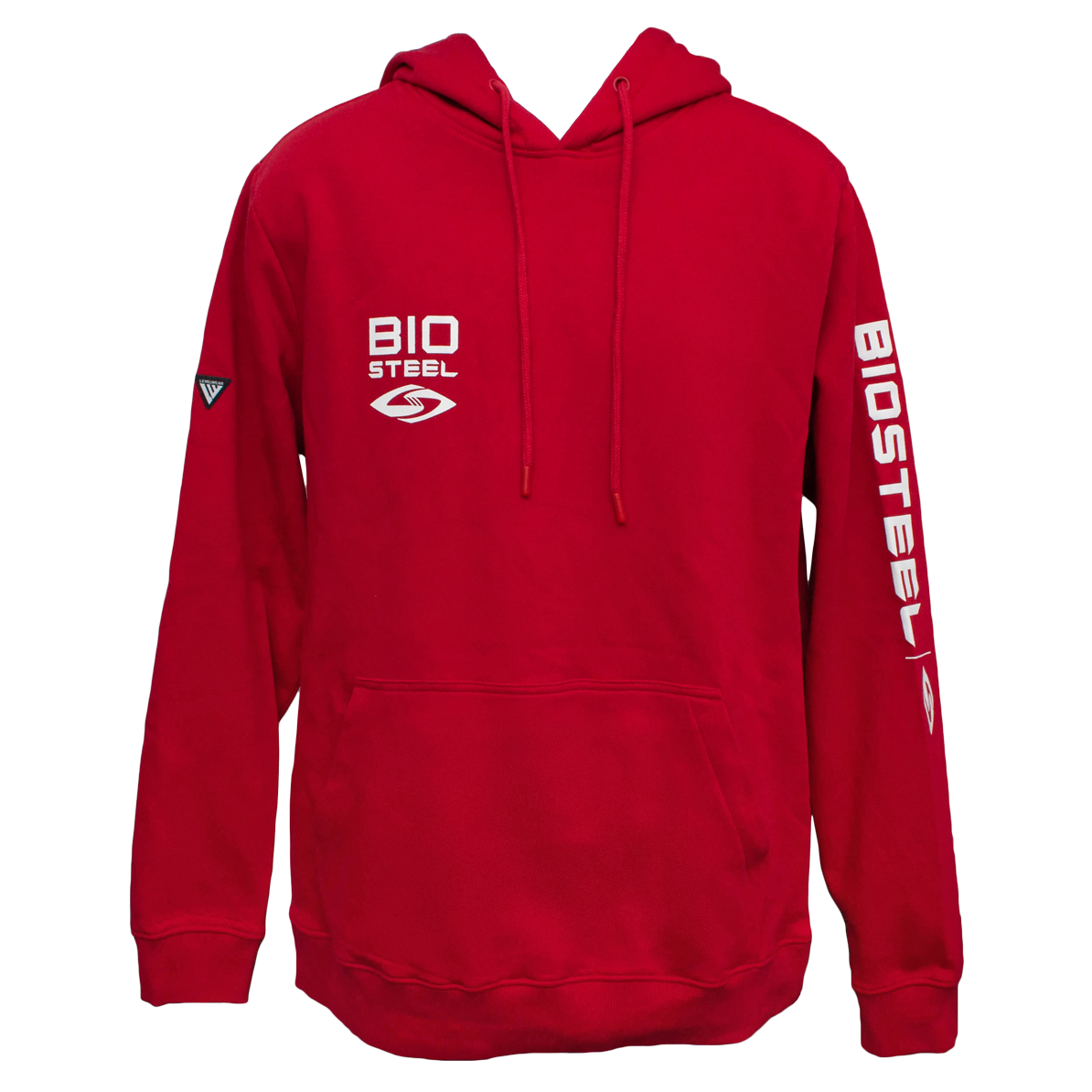 Sweat à capuche BioSteel rouge - Homme