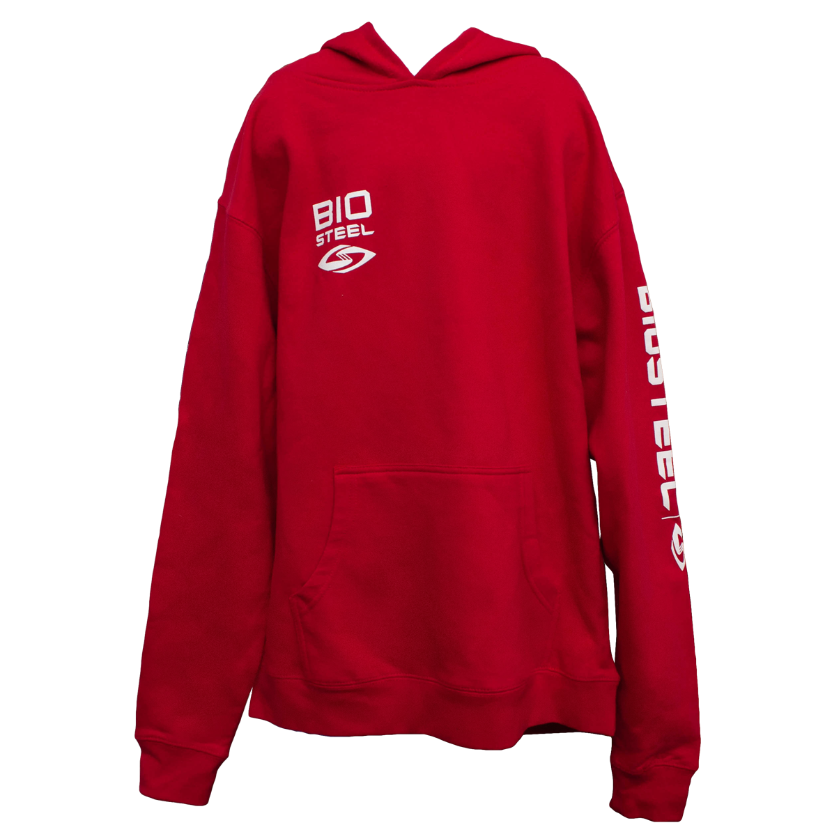 Sweat à capuche BioSteel rouge - Jeunesse