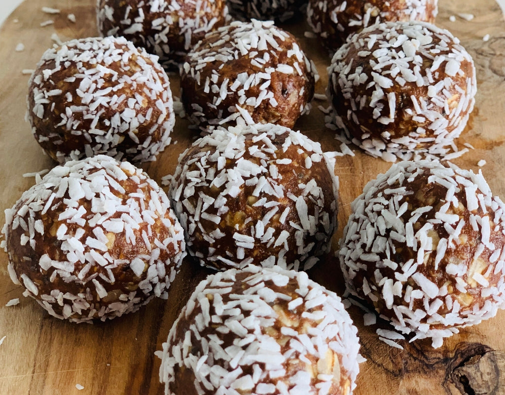 Chocolate Peanut Butter Cup Protein Balls