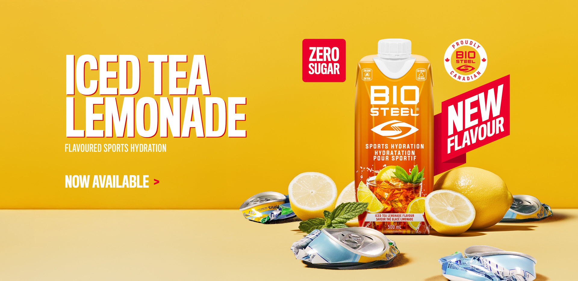 BioSteel Launches New Iced Tea Lemonade