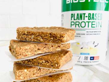 Oatmeal Cookie Dough Protein Bars