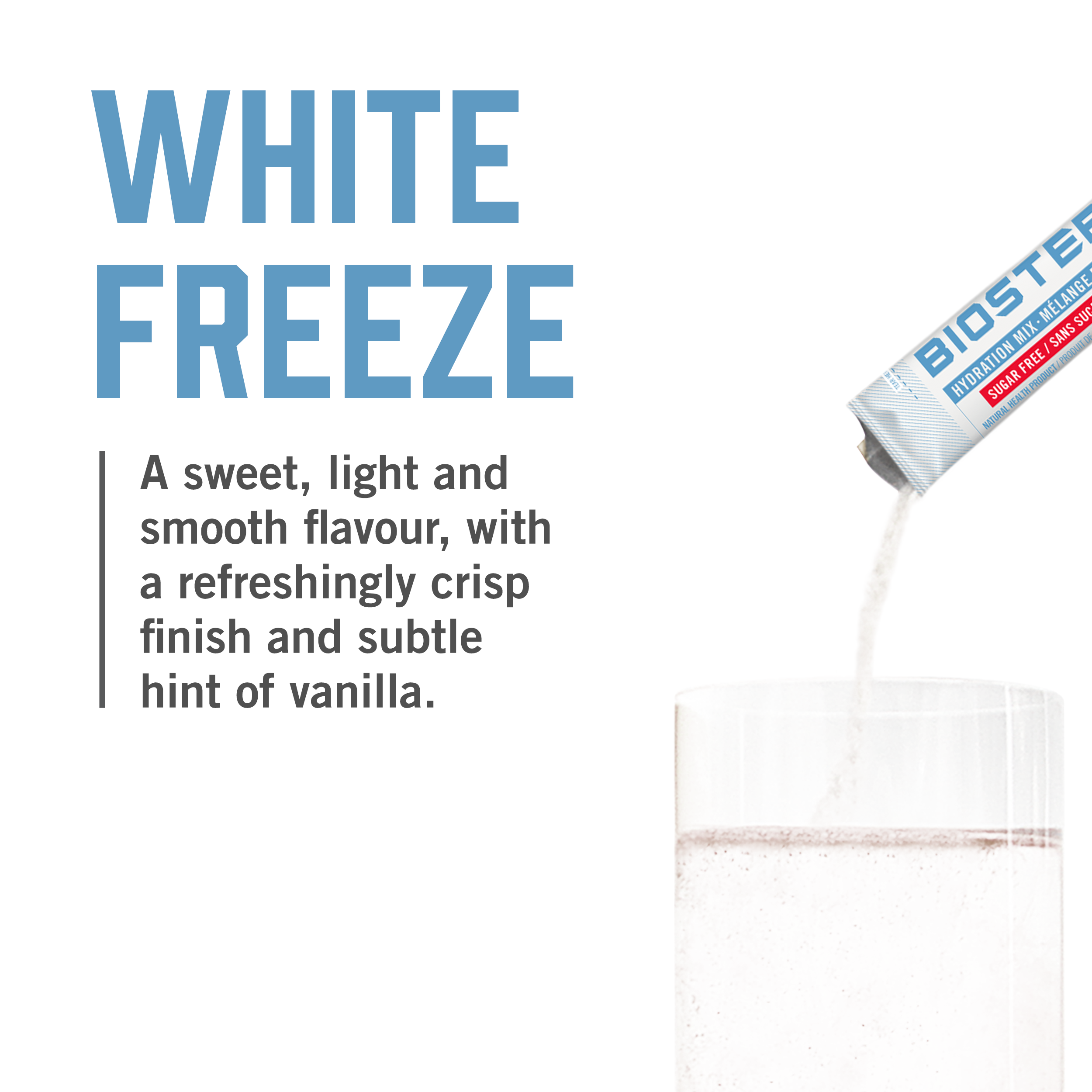 HYDRATION MIX / White Freeze - 12 Servings