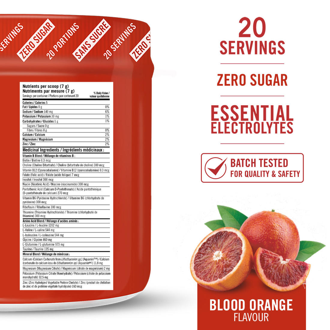 HYDRATION MIX / Blood Orange - 20 Servings