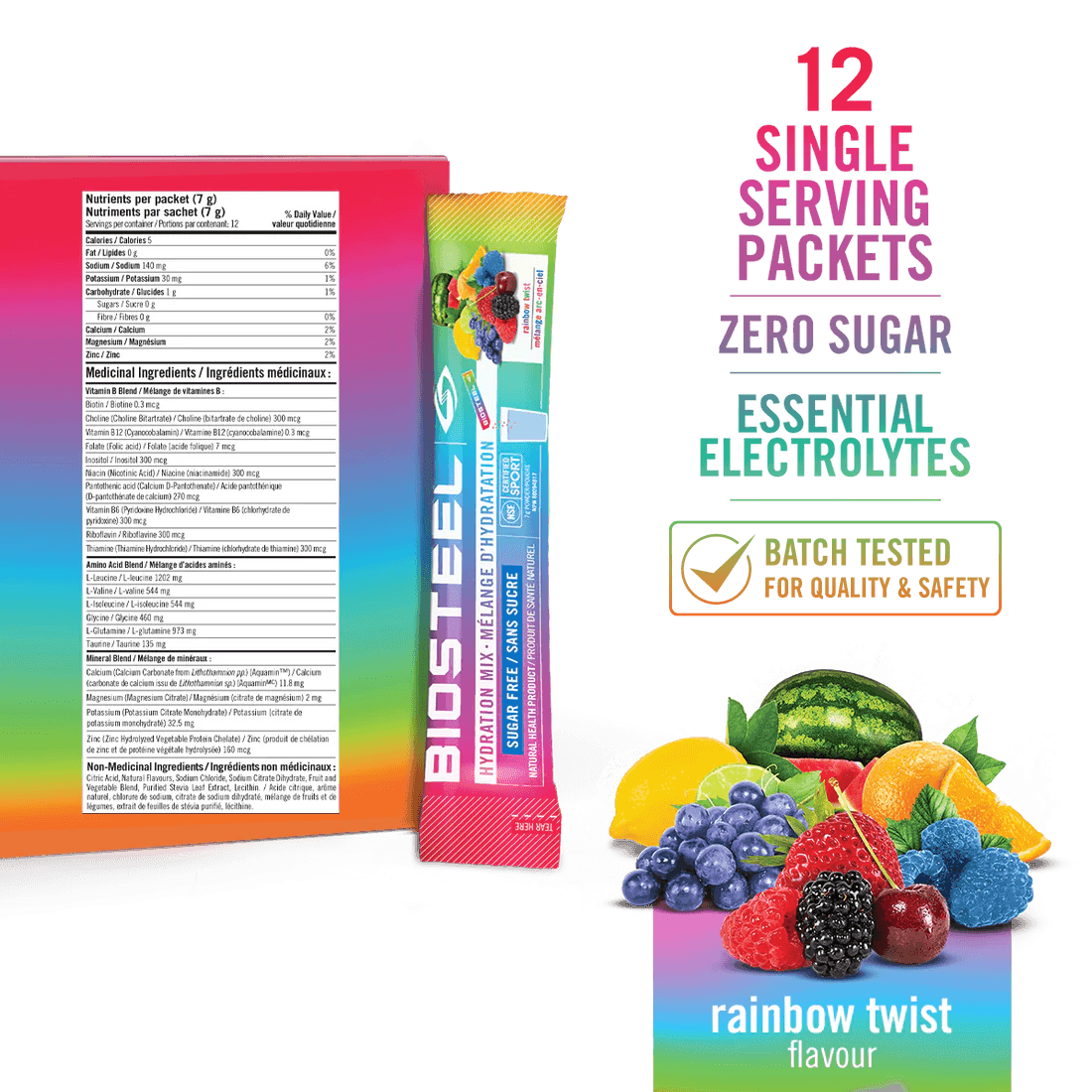 HYDRATION MIX / Rainbow Twist - 12 Servings