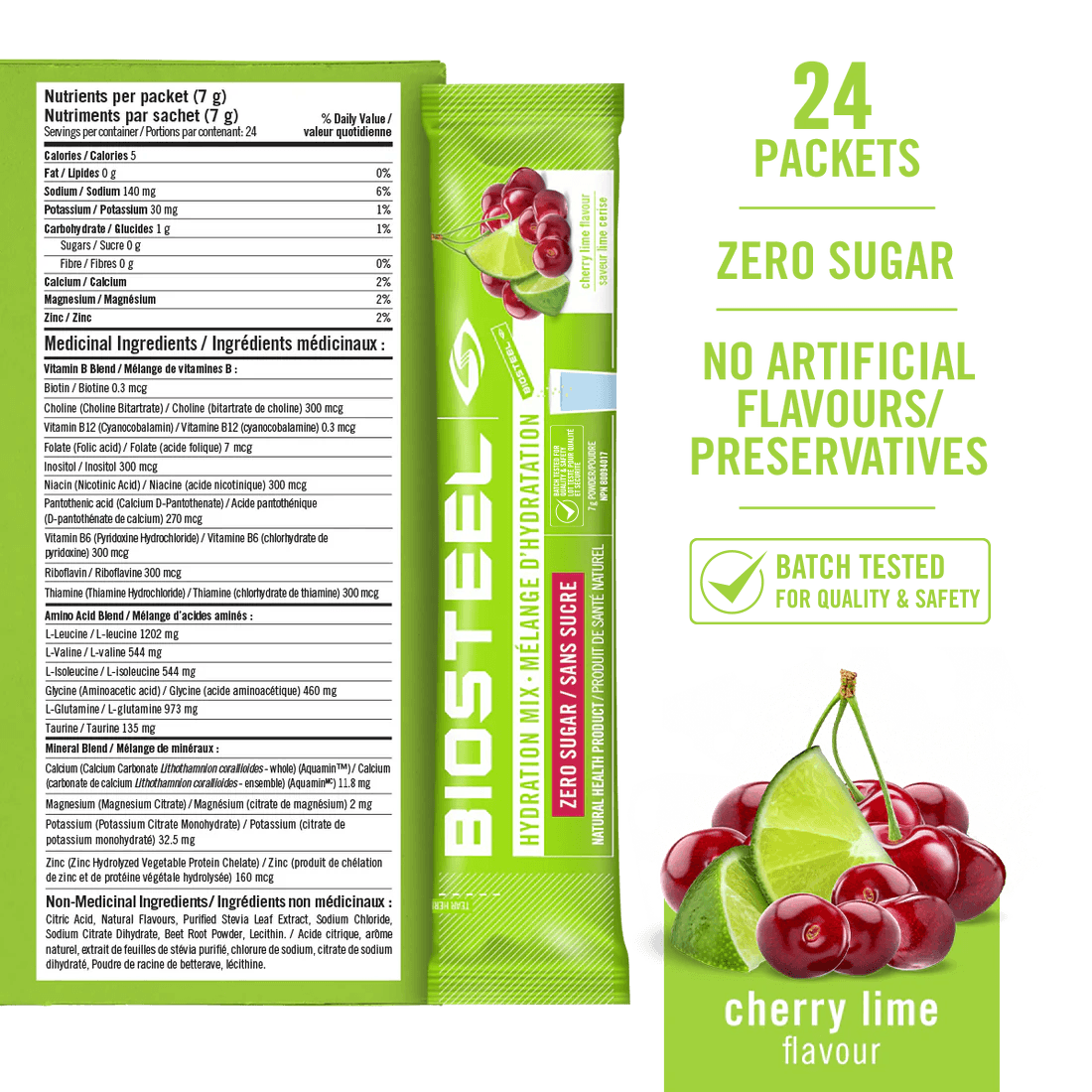 HYDRATION MIX / Cherry Lime - 24 Serving Packet