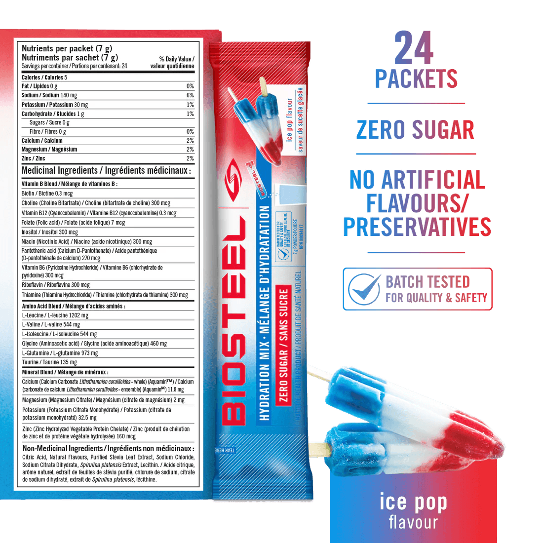 MÉLANGE HYDRATANT / Glace - 24 sachets