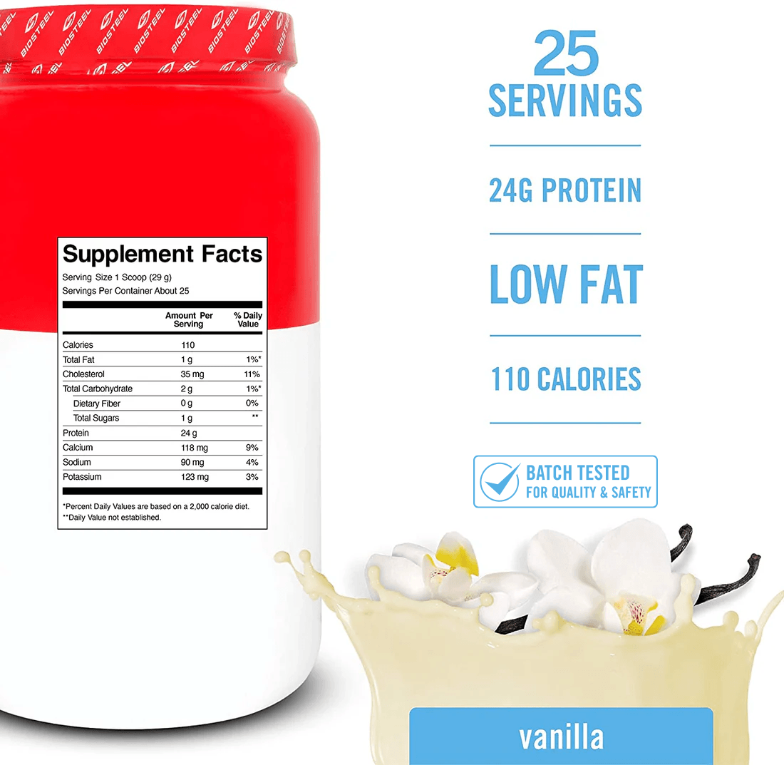 100% WHEY PROTEIN / Vanilla - 25 Servings