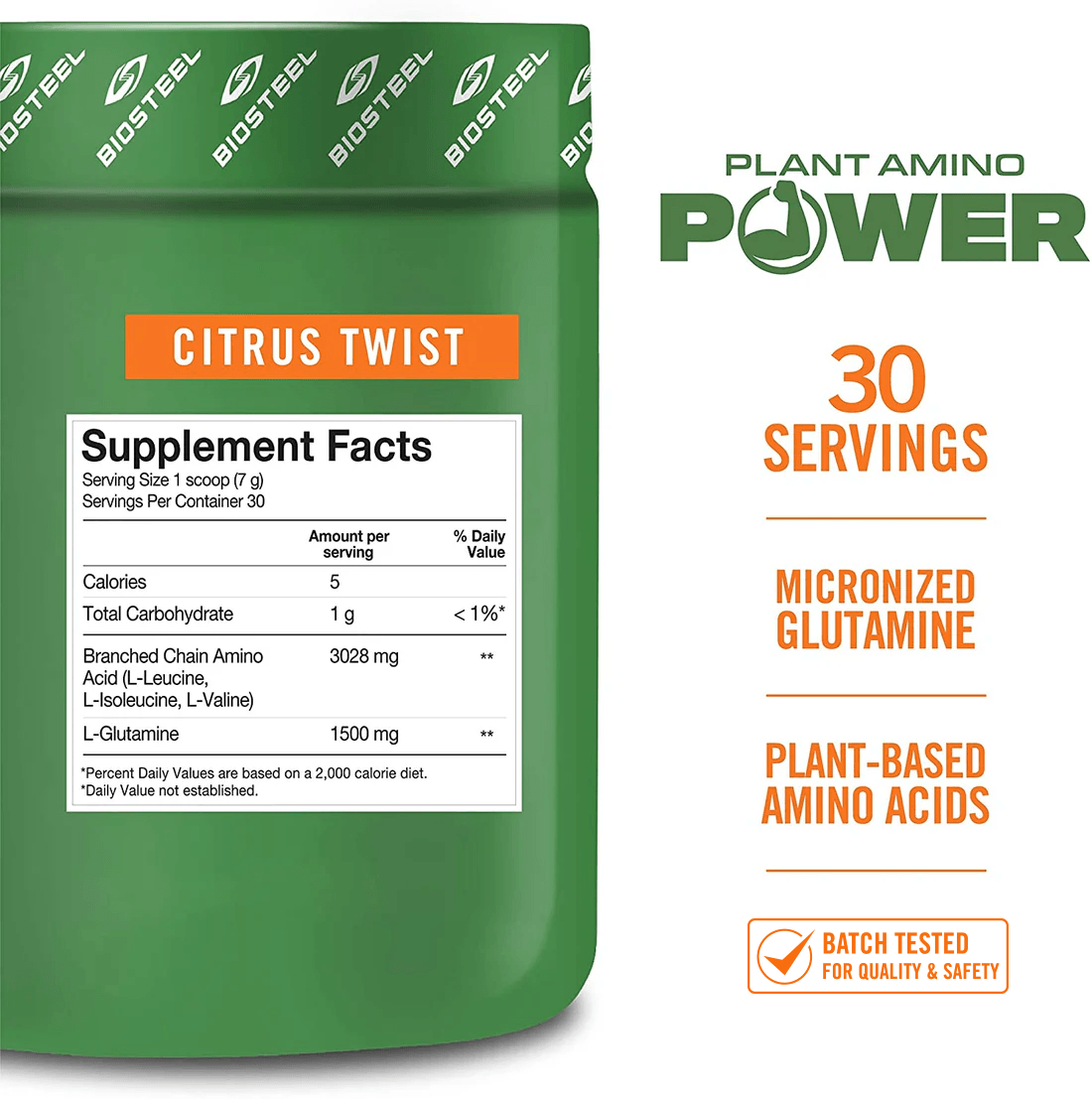 Plant Amino Power BCAA+ / Citrus Twist