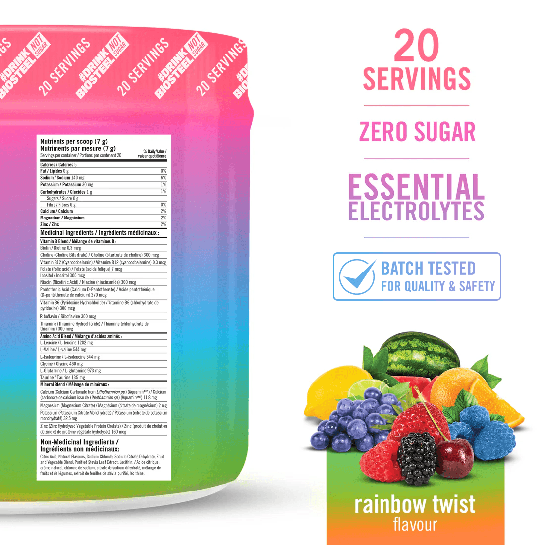 HYDRATION MIX / Rainbow Twist - 20 Servings