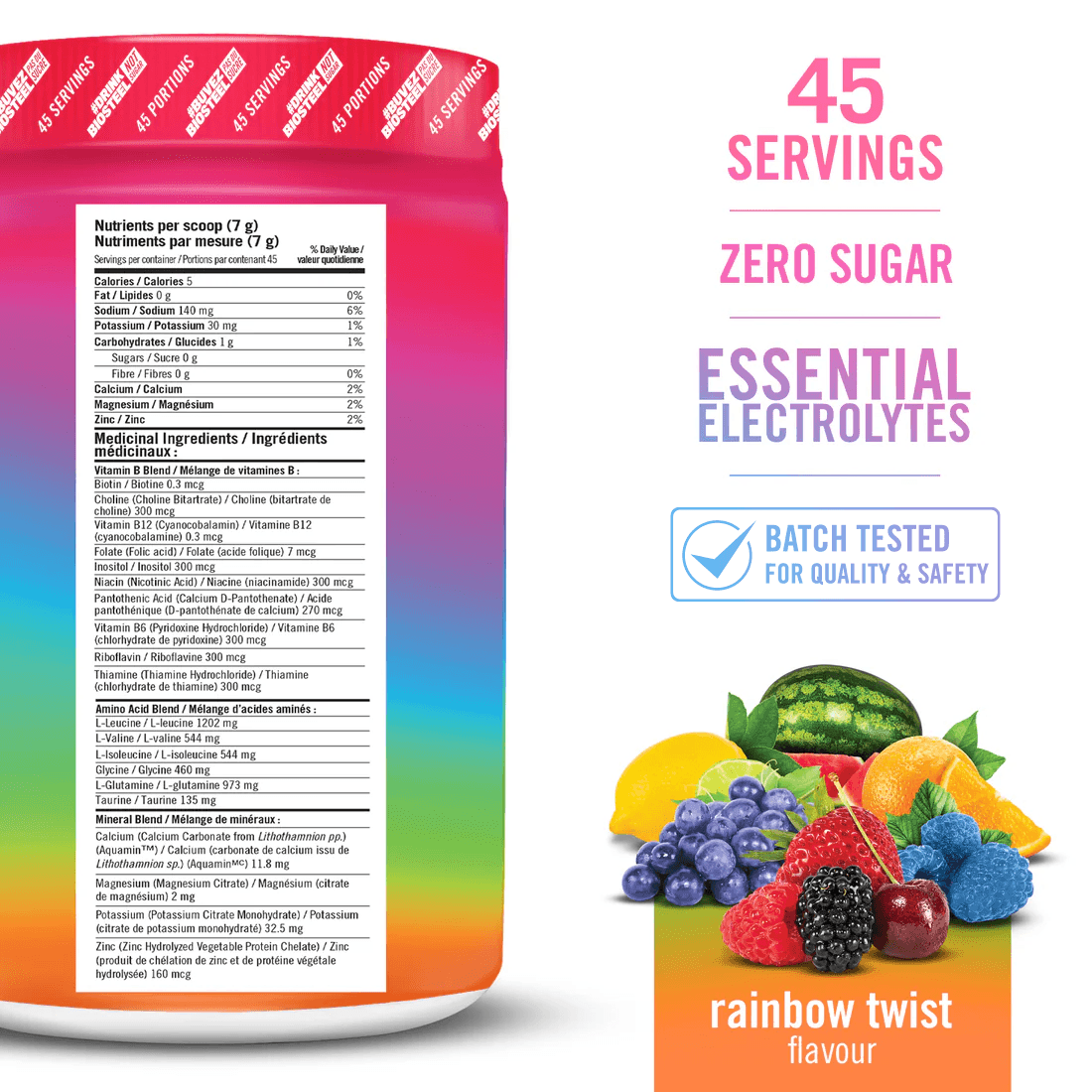 MÉLANGE HYDRATANT / Rainbow Twist - 45 portions