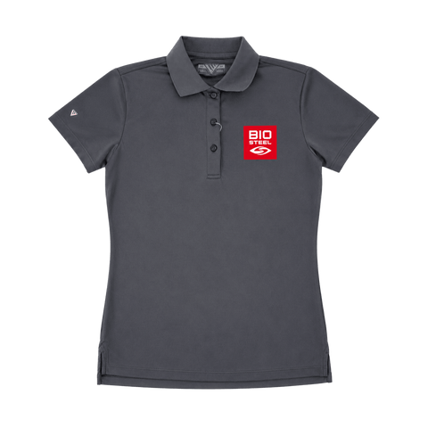 BioSteel Women's Lotus Polo - Charcoal