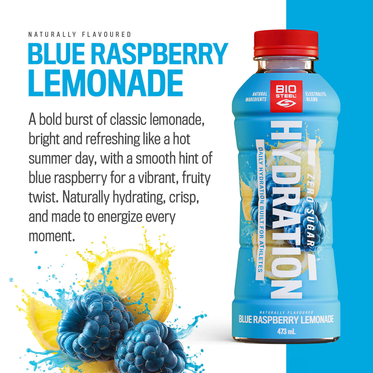 Wkd Raspberry Lemonade Hydration Drink / Blue Raspberry Lemonade - 12 Pack – BioSteel