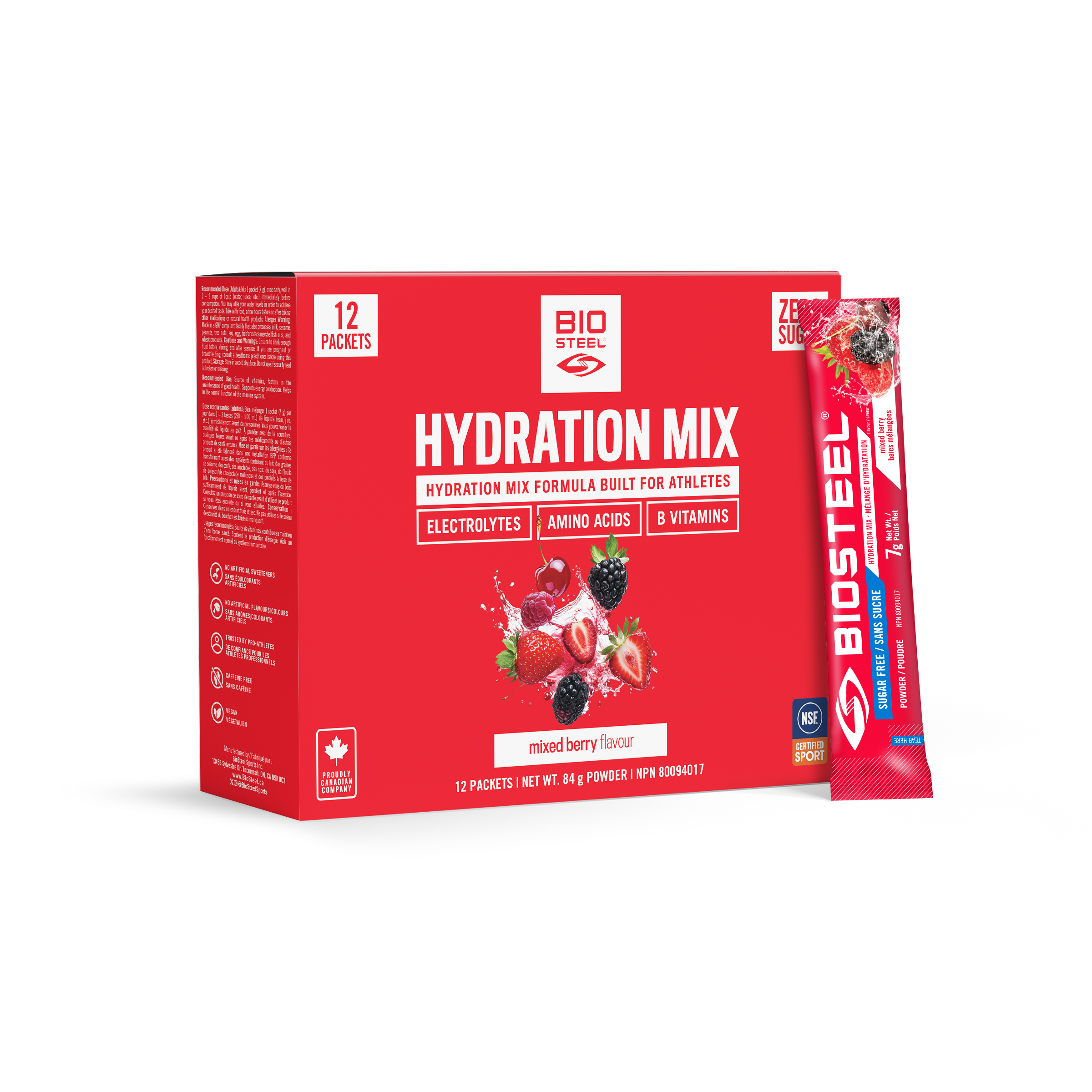 HYDRATION MIX / Mixed Berry - 12 Packets