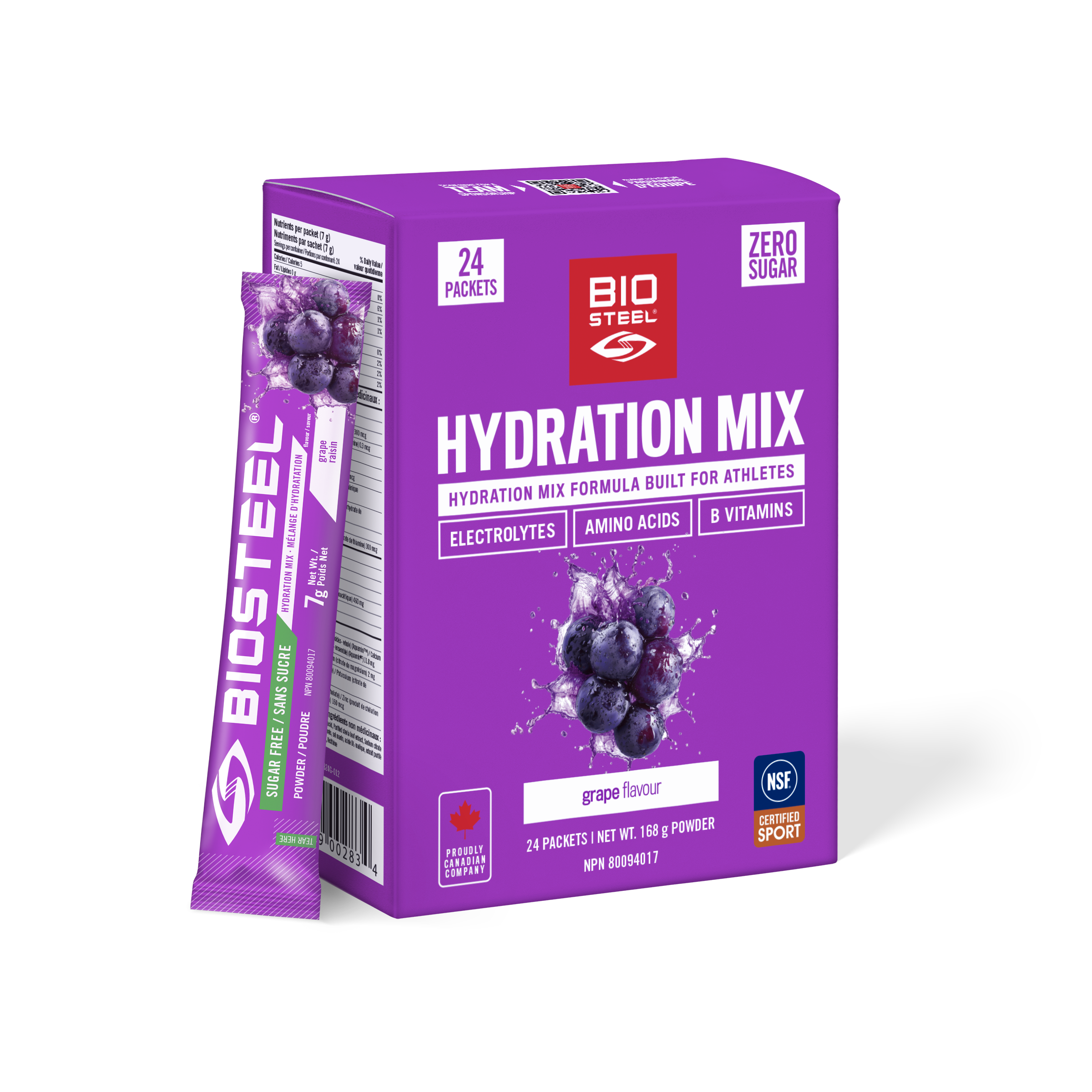 HYDRATION MIX / Grape - 24 Packets