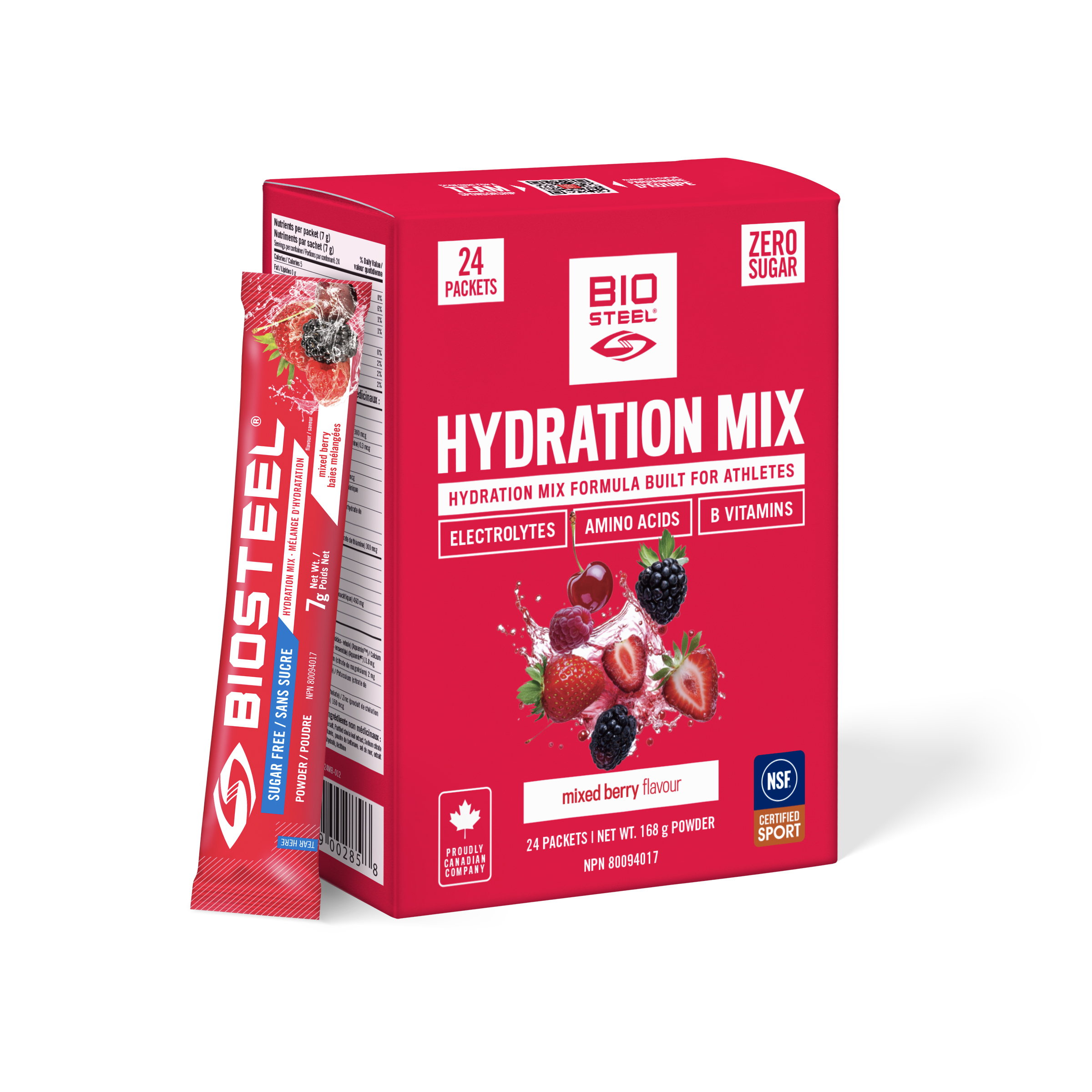 HYDRATION MIX / Mixed Berry - 24 Packets