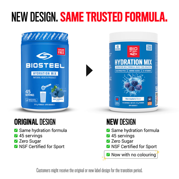 Blue Raspberry Water Powder HYDRATION MIX | Blue Raspberry - 45 Servings – BioSteel
