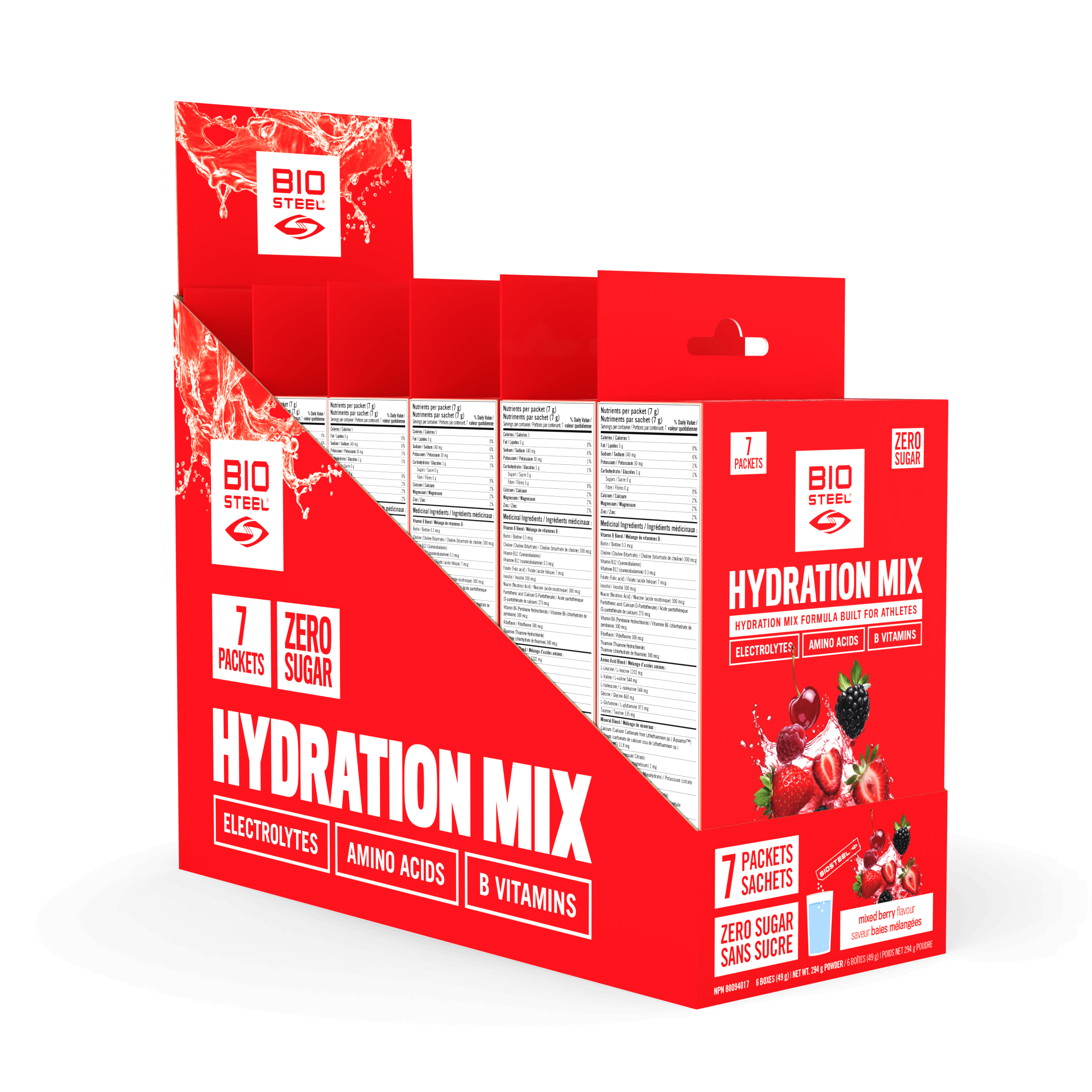 HYDRATION MIX / Mixed Berry - 42 Packets