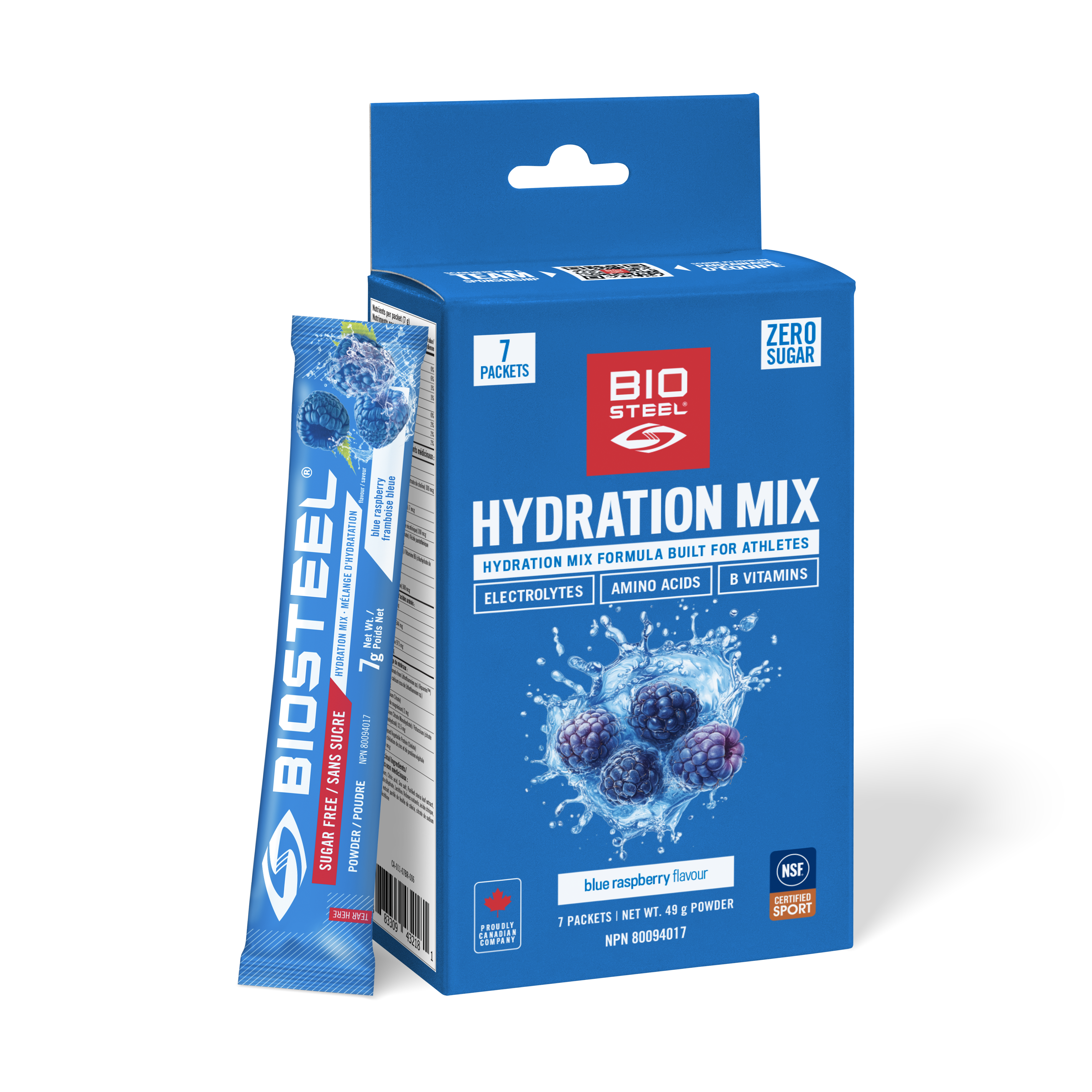 MÉLANGE HYDRATANT / Framboise bleue - 7 sachets