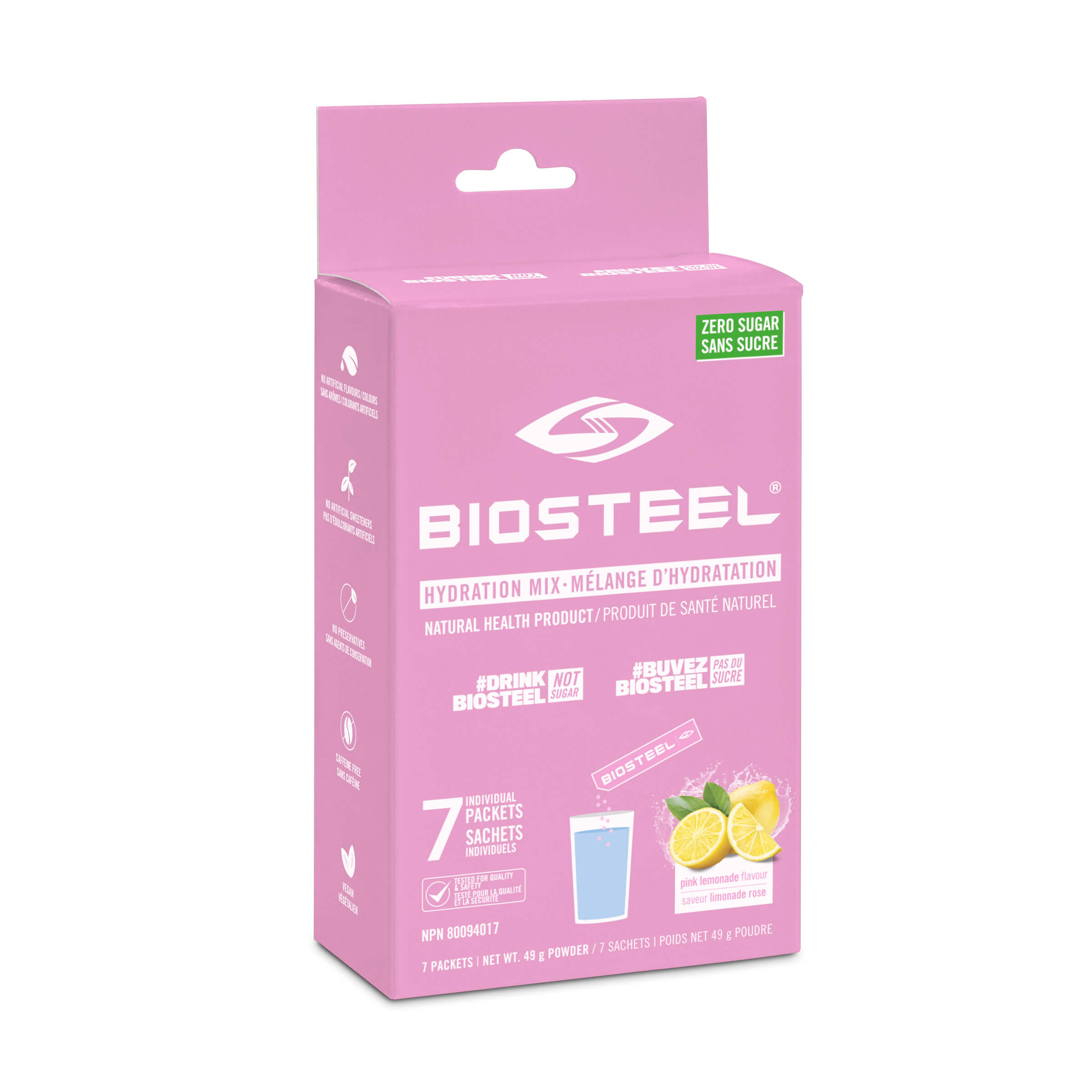 MÉLANGE HYDRATANT / Limonade rose - 7 sachets