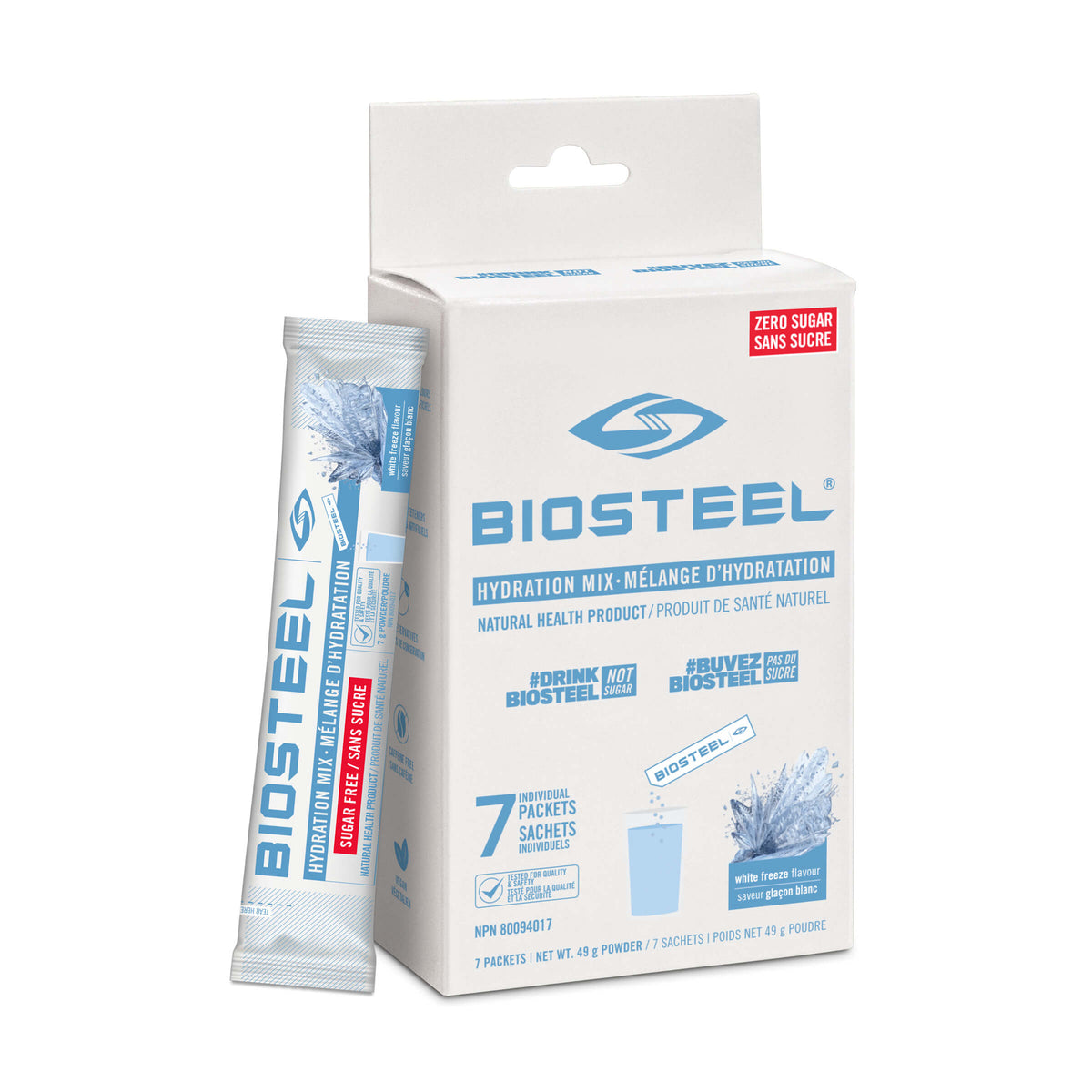 Biosteel 7 HYDRATION MIX / White Freeze - 7 Packets – BioSteel