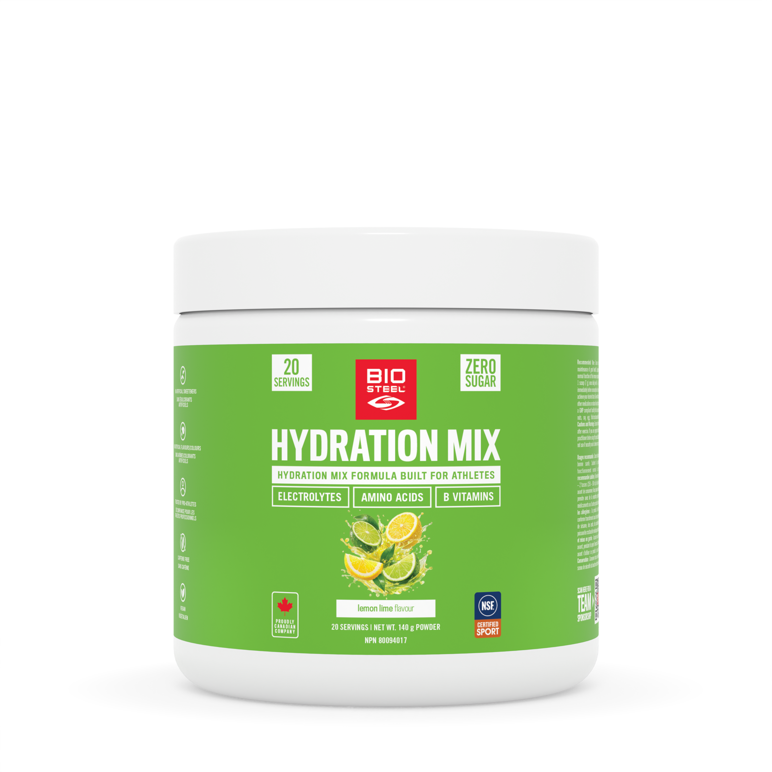 MÉLANGE HYDRATANT / Citron vert - 20 portions