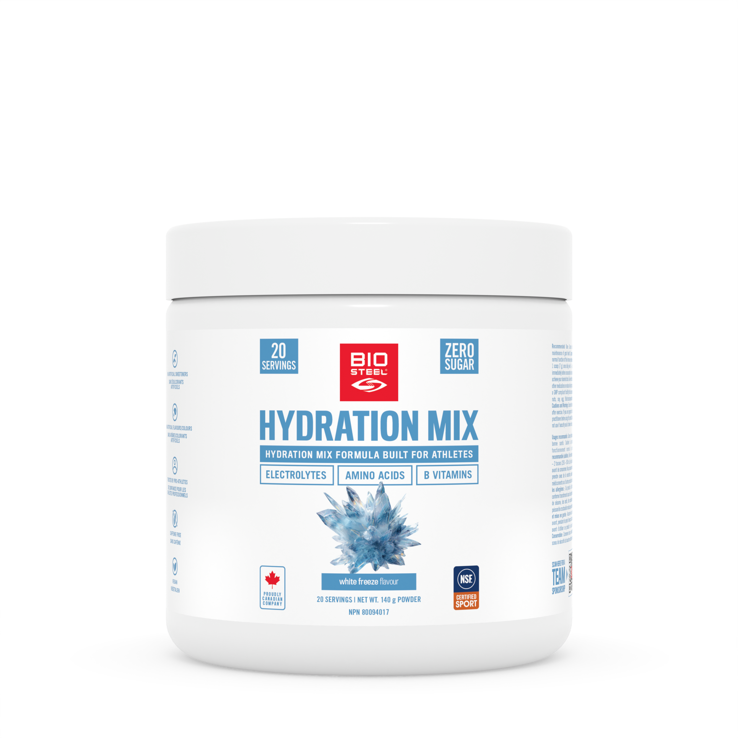HYDRATION MIX / White Freeze - 20 Servings