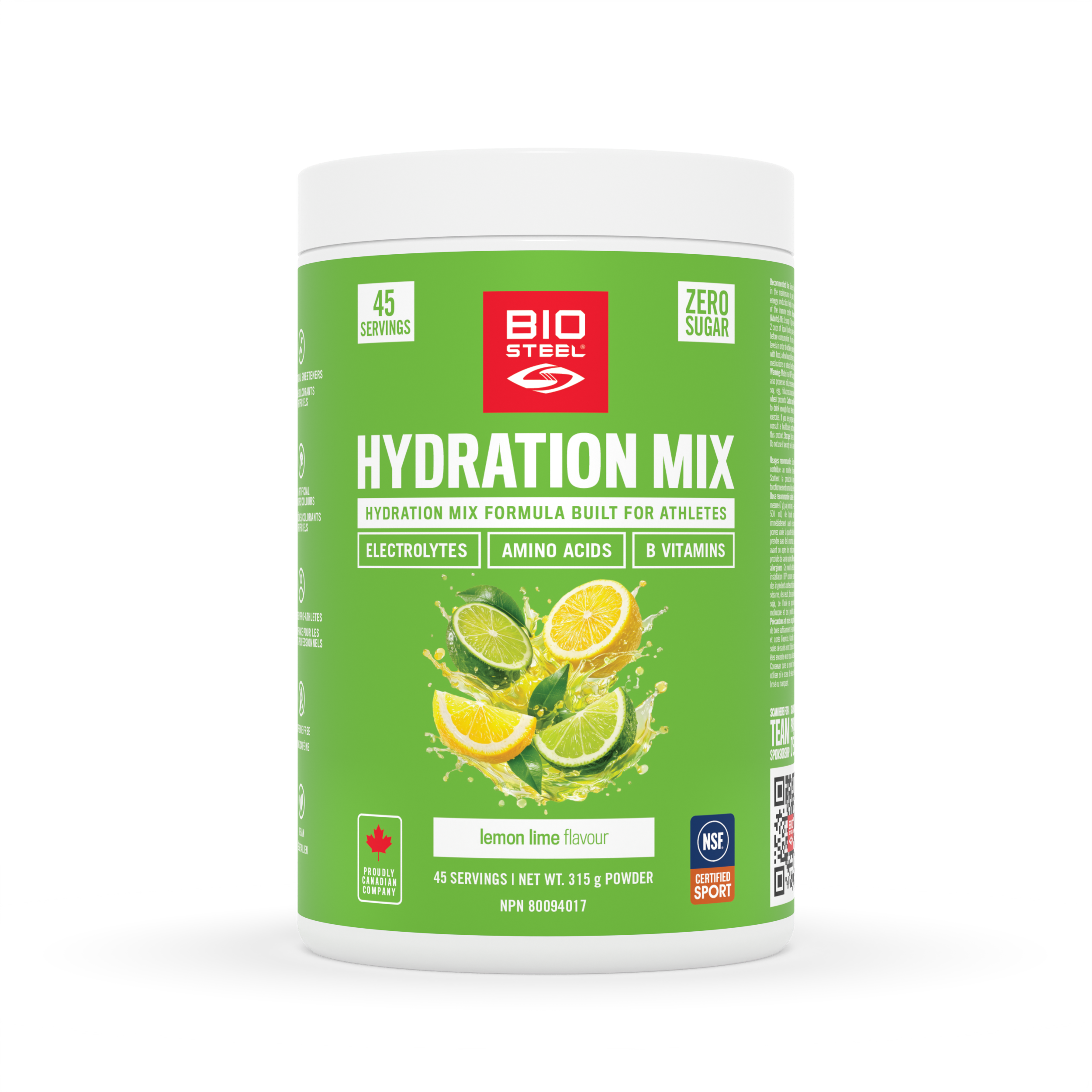 HYDRATION MIX / Lemon Lime - 45 Servings