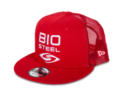 BioSteel New Era Youth Red Mesh Snapback