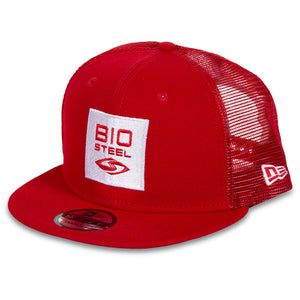 BioSteel New Era Adult Red Mesh Snapback