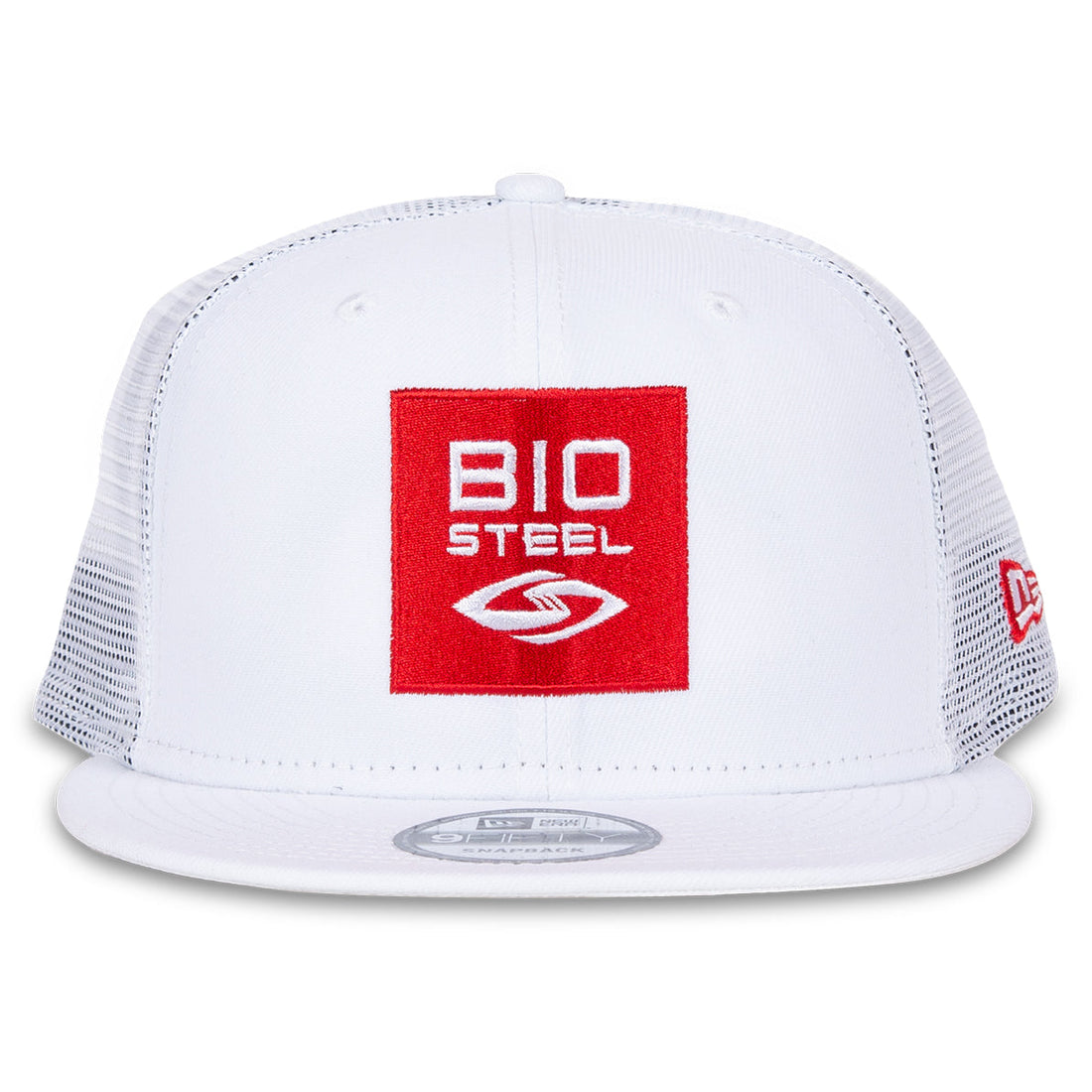 BioSteel New Era Adult White Mesh Snapback