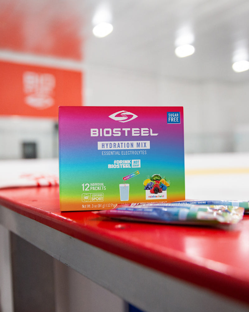 BioSteel High Performance Sports Mix (12 x Packets) + FREE BIOSTEEL TEAM  BOTTLE! 