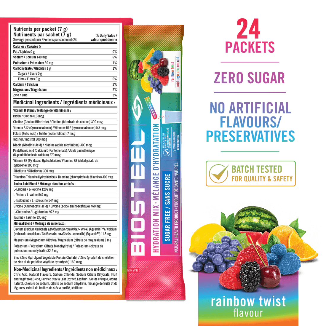 MÉLANGE HYDRATANT / Rainbow Twist - 24 sachets