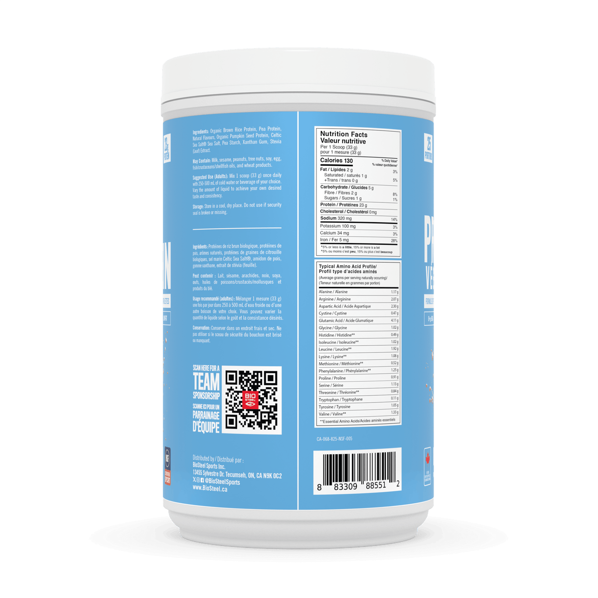 PLANT-BASED PROTEIN / Vanilla Milkshake - 25 Servings
