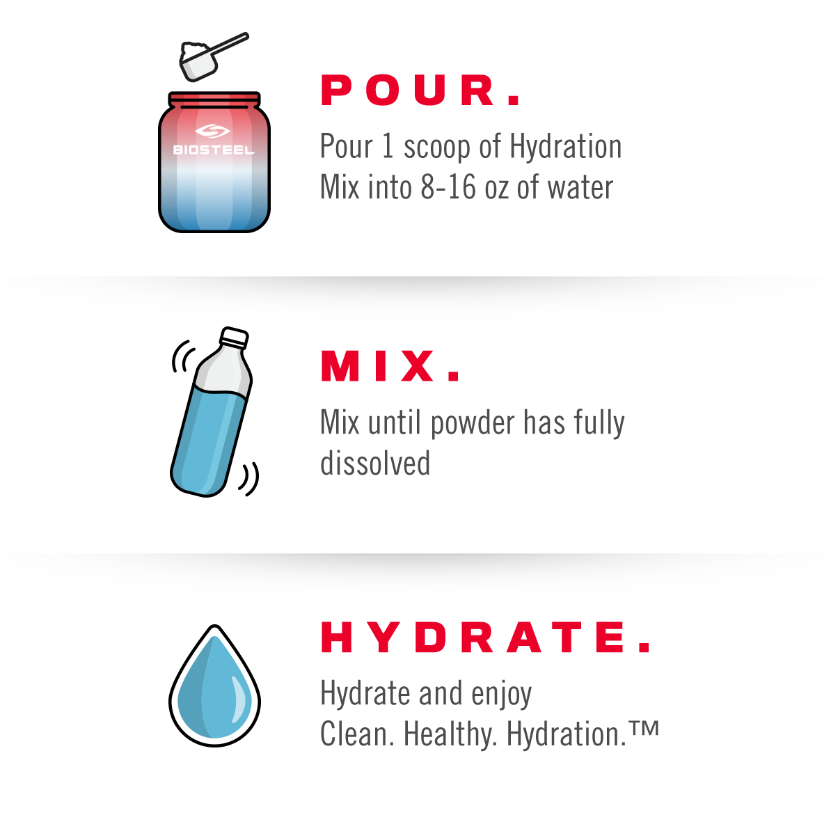 MÉLANGE HYDRATANT / Glace - 100 portions