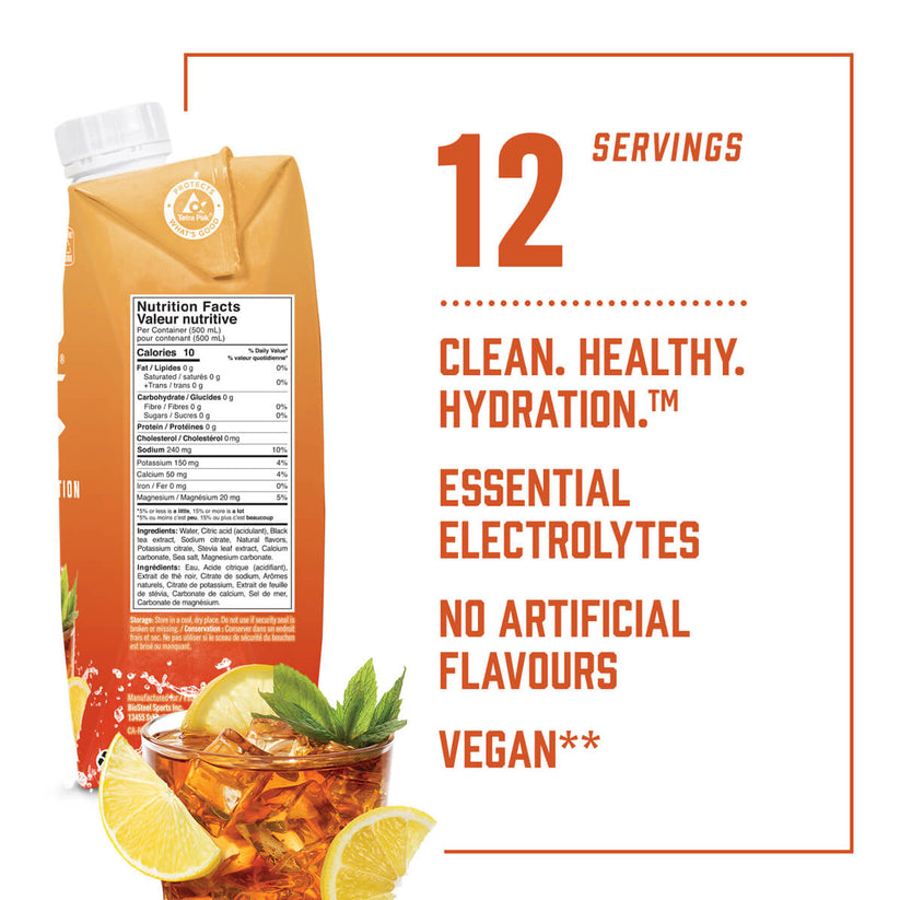 Bio Lemonade Sports Drink / Iced Tea Lemonade - 12 Pack – BioSteel